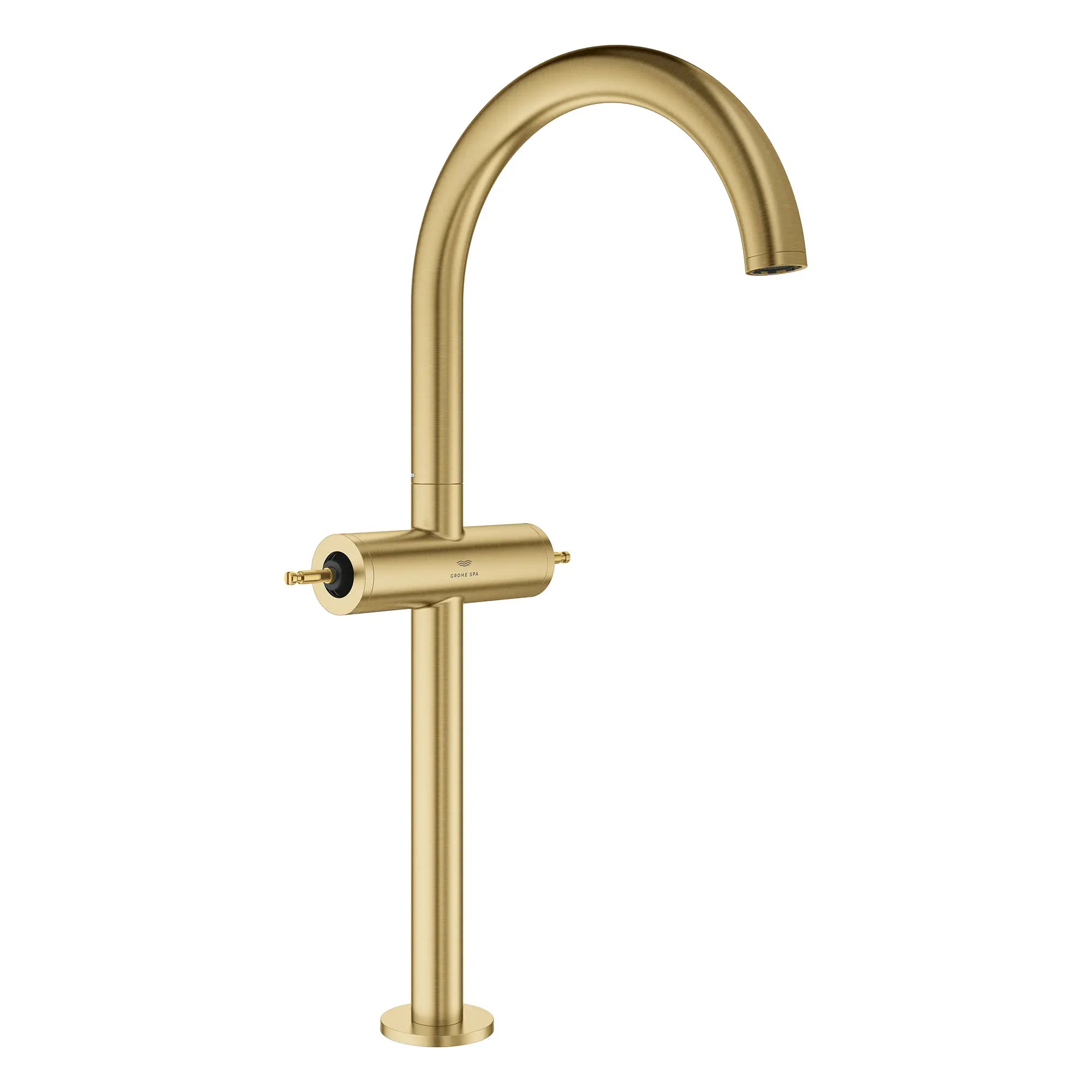 Atrio Single Hole Two-Handle Vessel Sink Faucet without Handles, 1.2 GPM (4.5 L/min) // BRUSHED COOL SUNRISE // 266602_Atrio_PC_SiloRight_21161GN00_0001_July2025_0_CDNwebp.webp