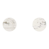 [48456000] Atrio Private Collection White Attica Caesarstone Handle Inserts (Pair) - WHITE ATTICA CAESARSTONE