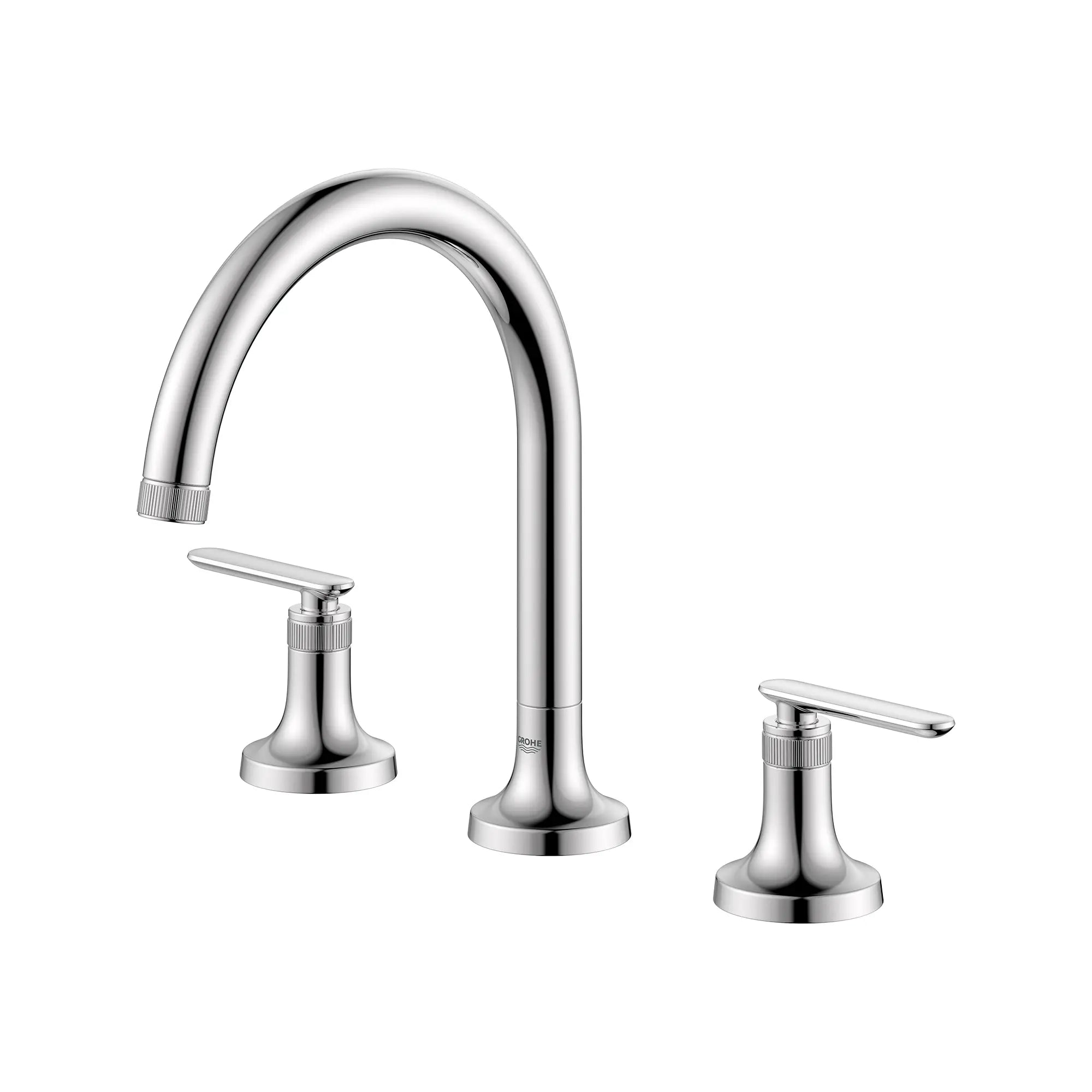 Listra 3-Hole Deck Mount Roman Tub Filler // GROHE STARLIGHT CHROME // 268329_Listra_SiloLeft_1062610000_1062700000_0001_SEPTEMBER2024_0_CDNwebp.webp