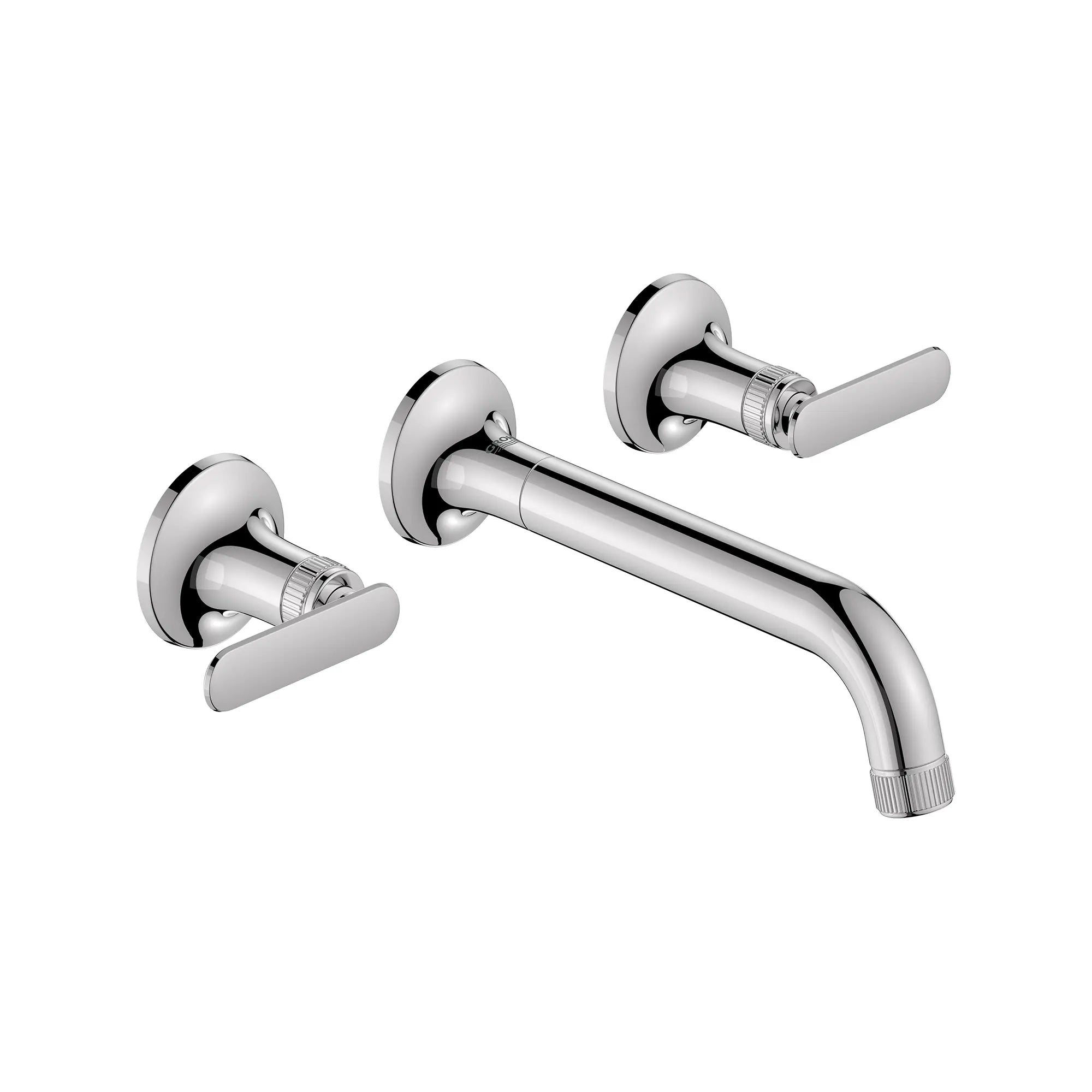 Listra Lever Handles for Bathroom Sink Faucet (Pair) // GROHE STARLIGHT CHROME // 268336_Listra_SiloRight_1062160000_1062570000_0001_SEPTEMBER2024_0_CDNwebp.webp