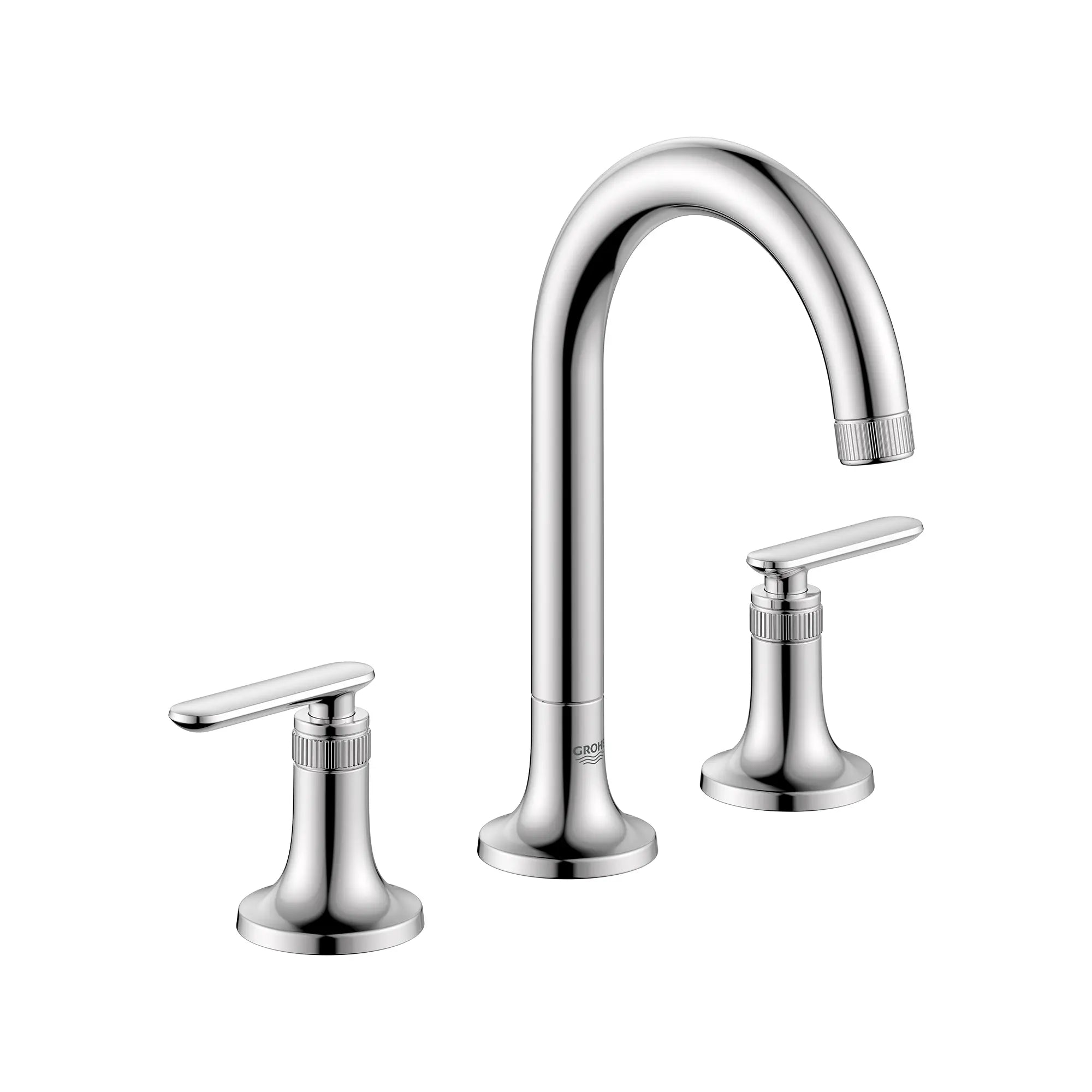 Listra Lever Handles for Bathroom Sink Faucet (Pair) // GROHE STARLIGHT CHROME // 268340_Listra_SiloRight_1062210000_1062570000_0001_SEPTEMBER2024_0_CDNwebp.webp