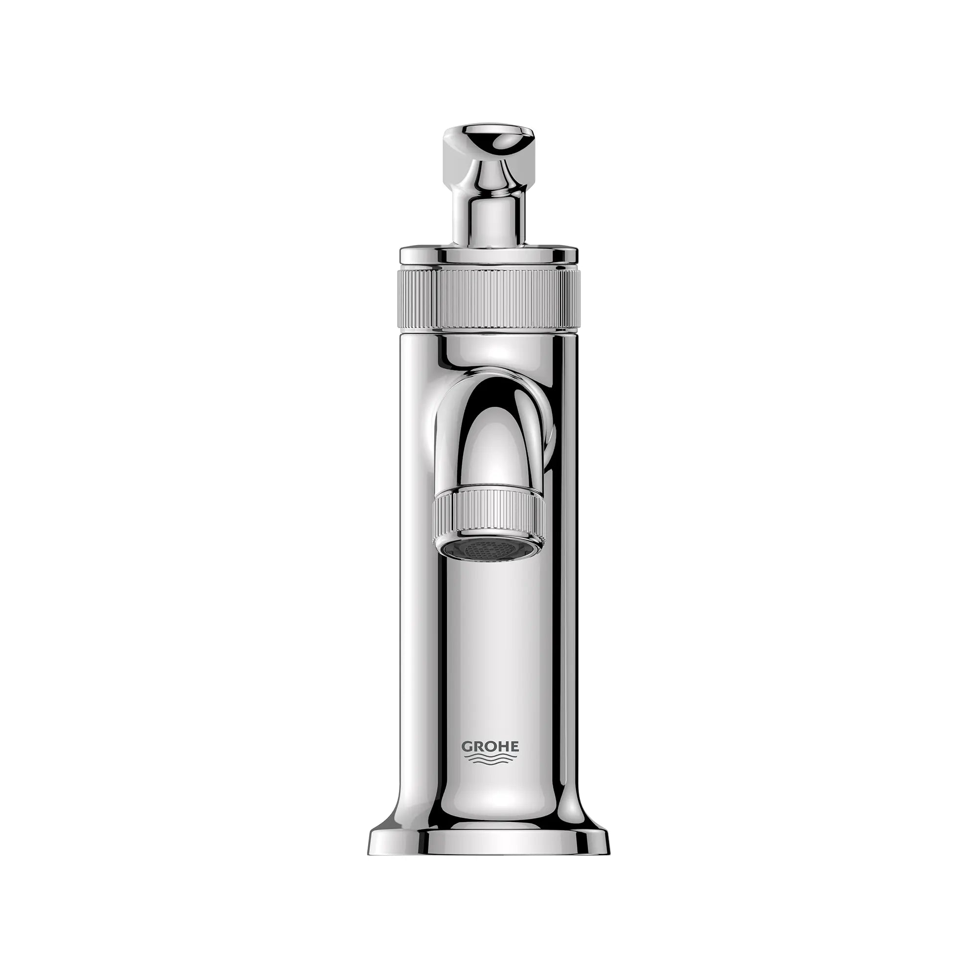 Listra Single Hole Single-Handle S-Size Bathroom Faucet, 1.2 gpm (4.5L/min) // GROHE STARLIGHT CHROME // 268382_Listra_SiloStraight_1062150000_0001_SEPTEMBER2024_0_CDNwebp.webp