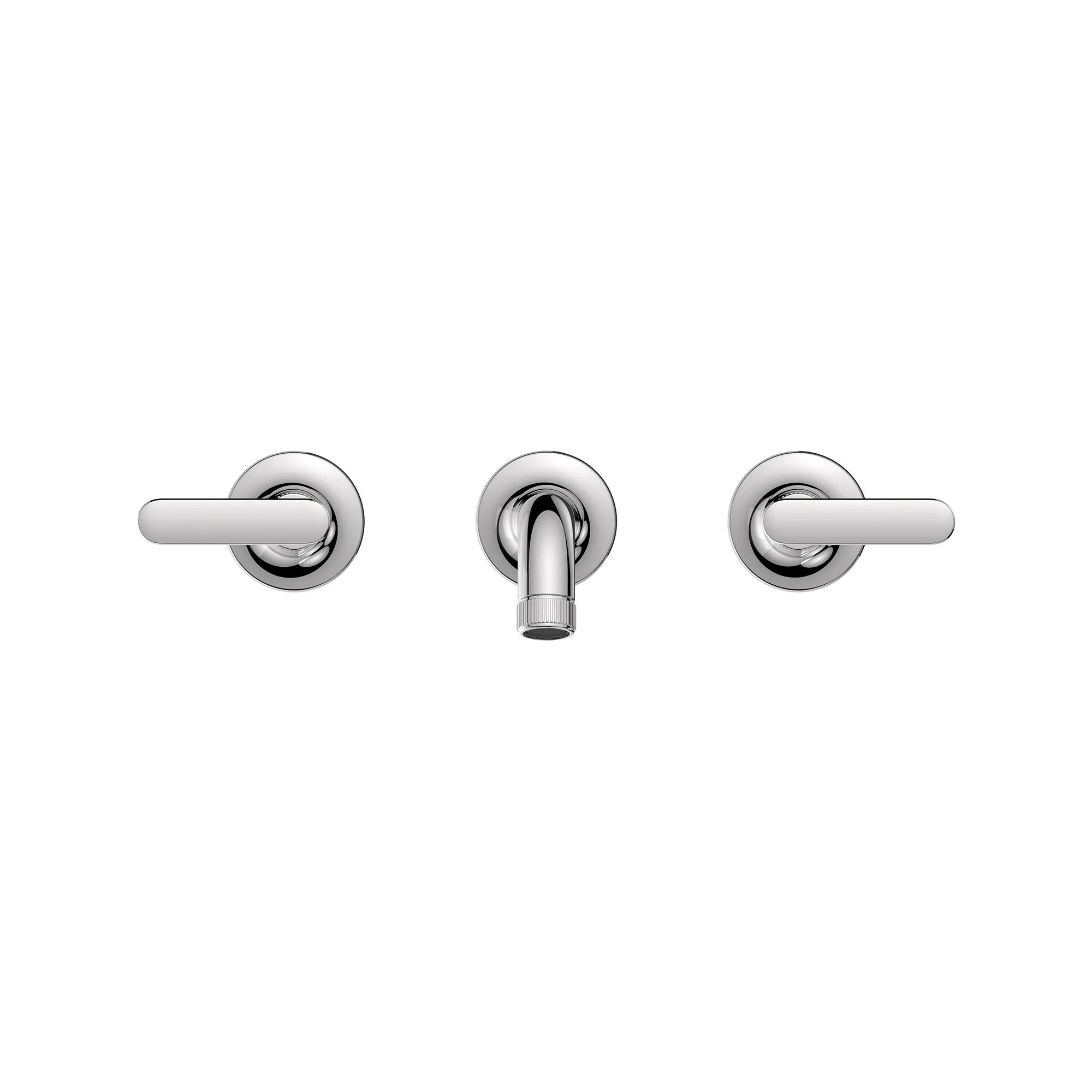 Listra Lever Handles for Bathroom Sink Faucet (Pair) // GROHE STARLIGHT CHROME // 268384_Listra_SiloStraight_1062160000_1062570000_0001_SEPTEMBER2024_0_CDNwebp.webp