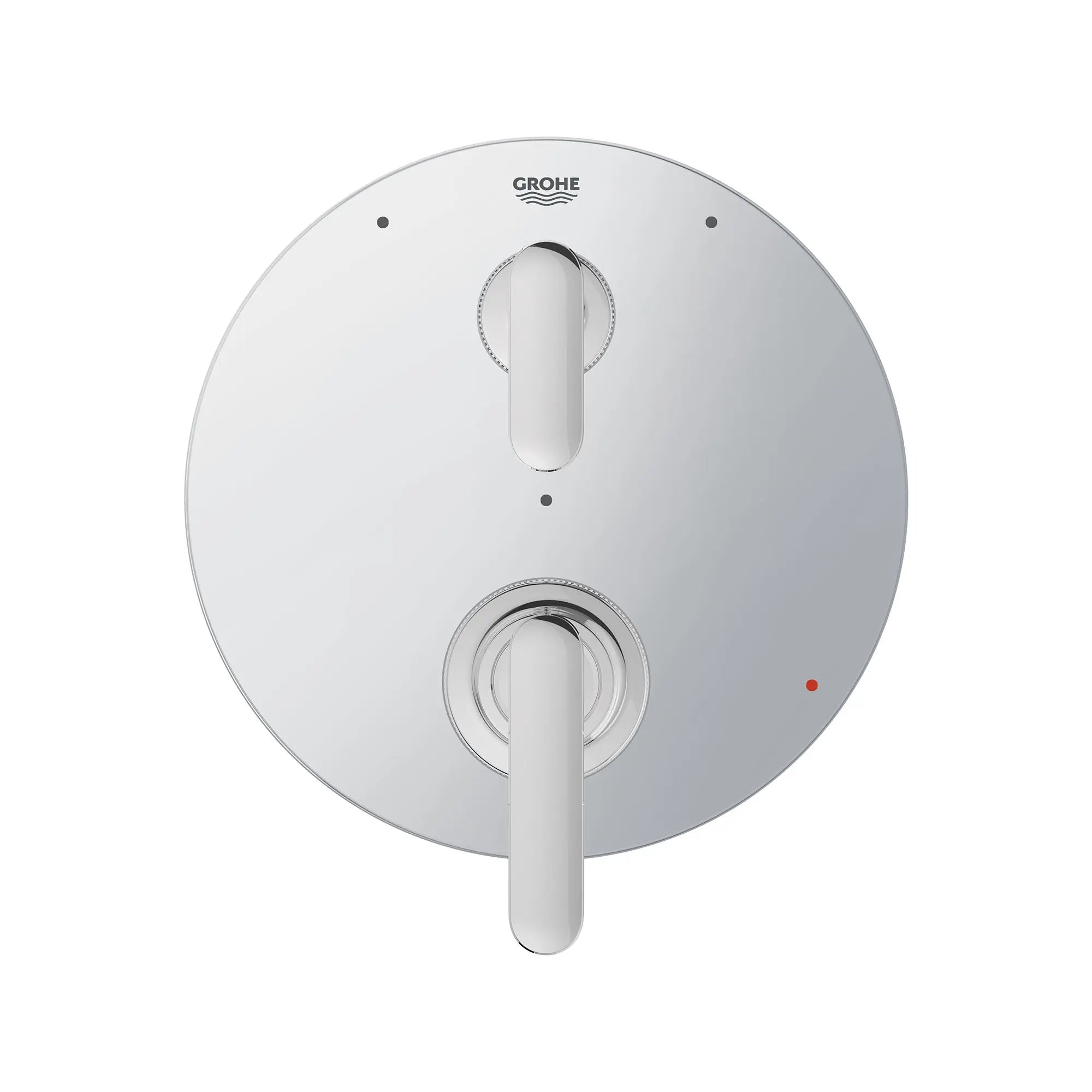 Listra 2-Handle Pressure Balance Valve Trim with 3-Way Diverter with Cartridge // GROHE STARLIGHT CHROME // 268387_Listra_SiloStraight_1062350000_0001_SEPTEMBER2024_0_CDNwebp.webp