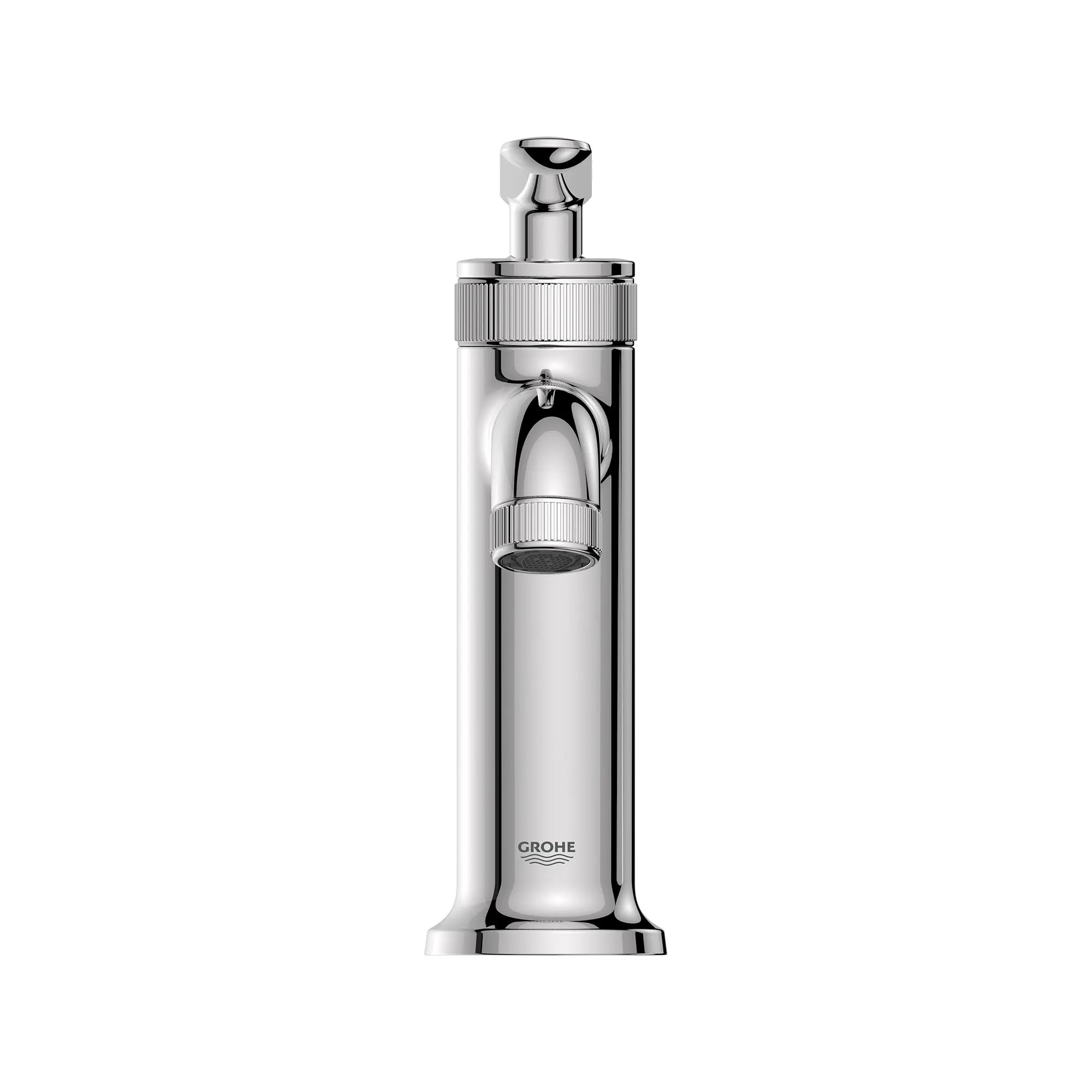 Listra Single Hole Single-Handle M-Size Bathroom Faucet, 1.2 gpm (4.5L/min) // GROHE STARLIGHT CHROME // 268389_Listra_SiloStraight_1062220000_0001_SEPTEMBER2024_0_CDNwebp.webp