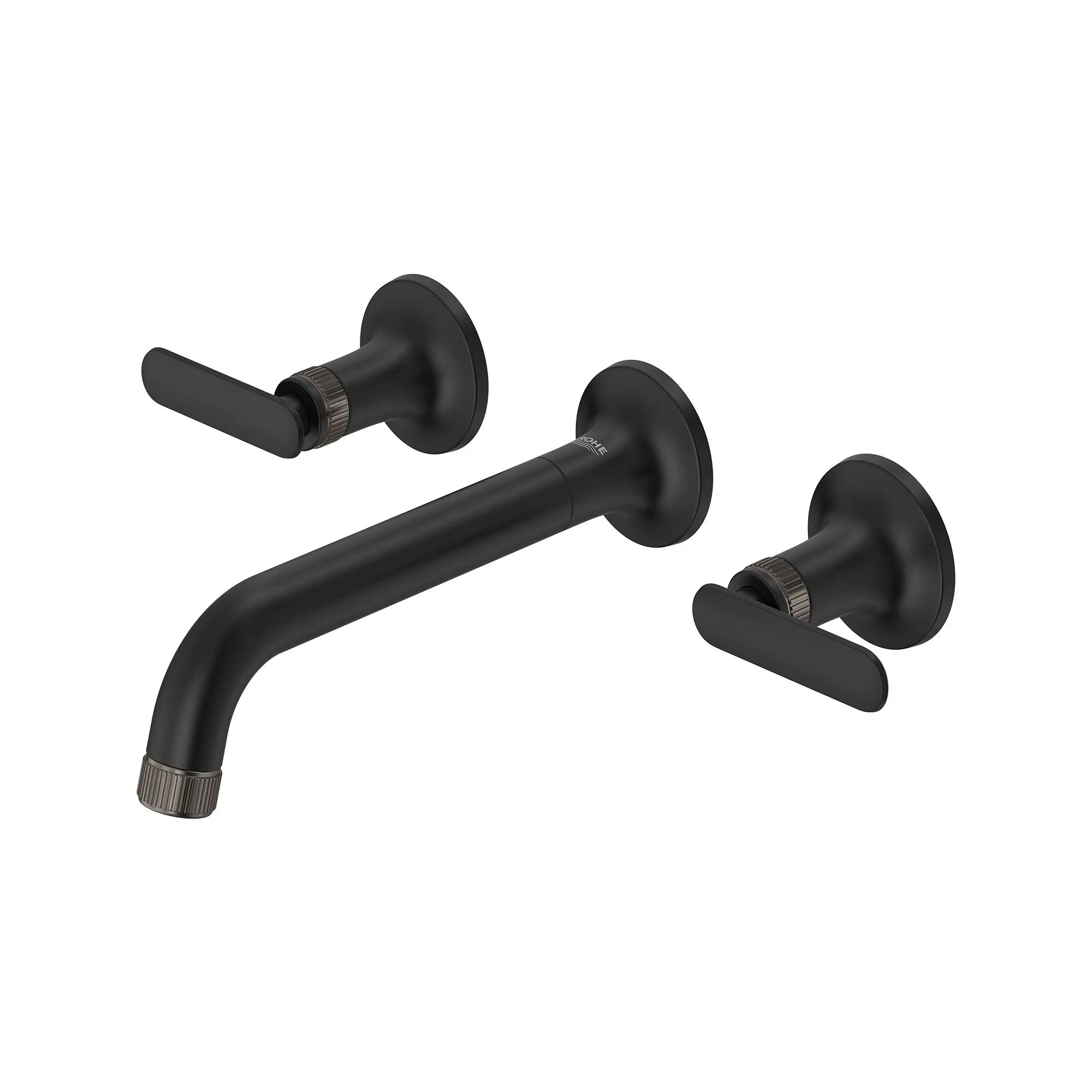 Listra Lever Handles for Bathroom Sink Faucet (Pair) // MATTE BLACK // 268408_Listra_SiloLeft_1062162430_1062572340_0001_SEPTEMBER2024_0_CDNwebp.webp
