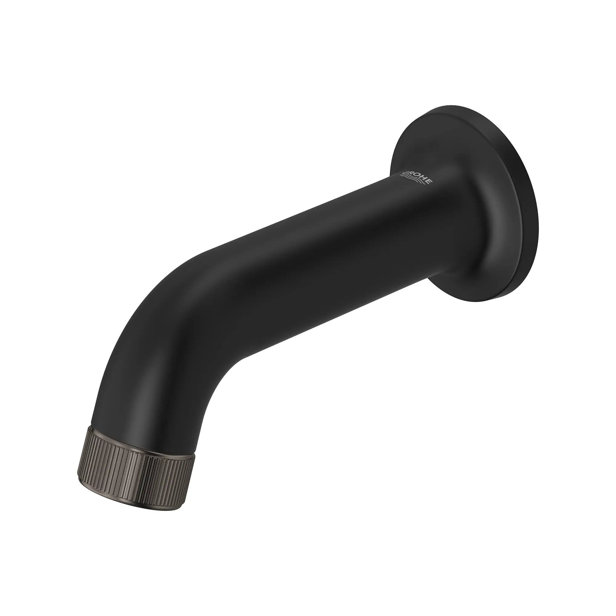 Listra Tub Spout // MATTE BLACK // 268411_Listra_SiloLeft_1062172430_0001_SEPTEMBER2024_0_CDNwebp.webp
