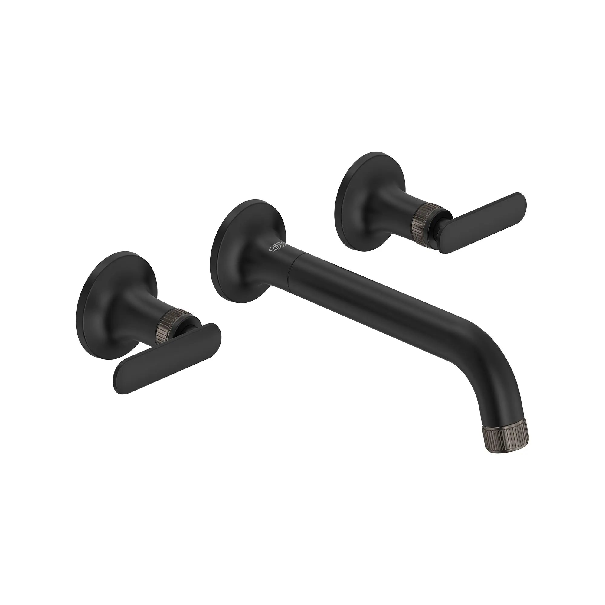 Listra Lever Handles for Bathroom Sink Faucet (Pair) // MATTE BLACK // 268433_Listra_SiloRight_1062162430_1062572340_0001_SEPTEMBER2024_0_CDNwebp.webp