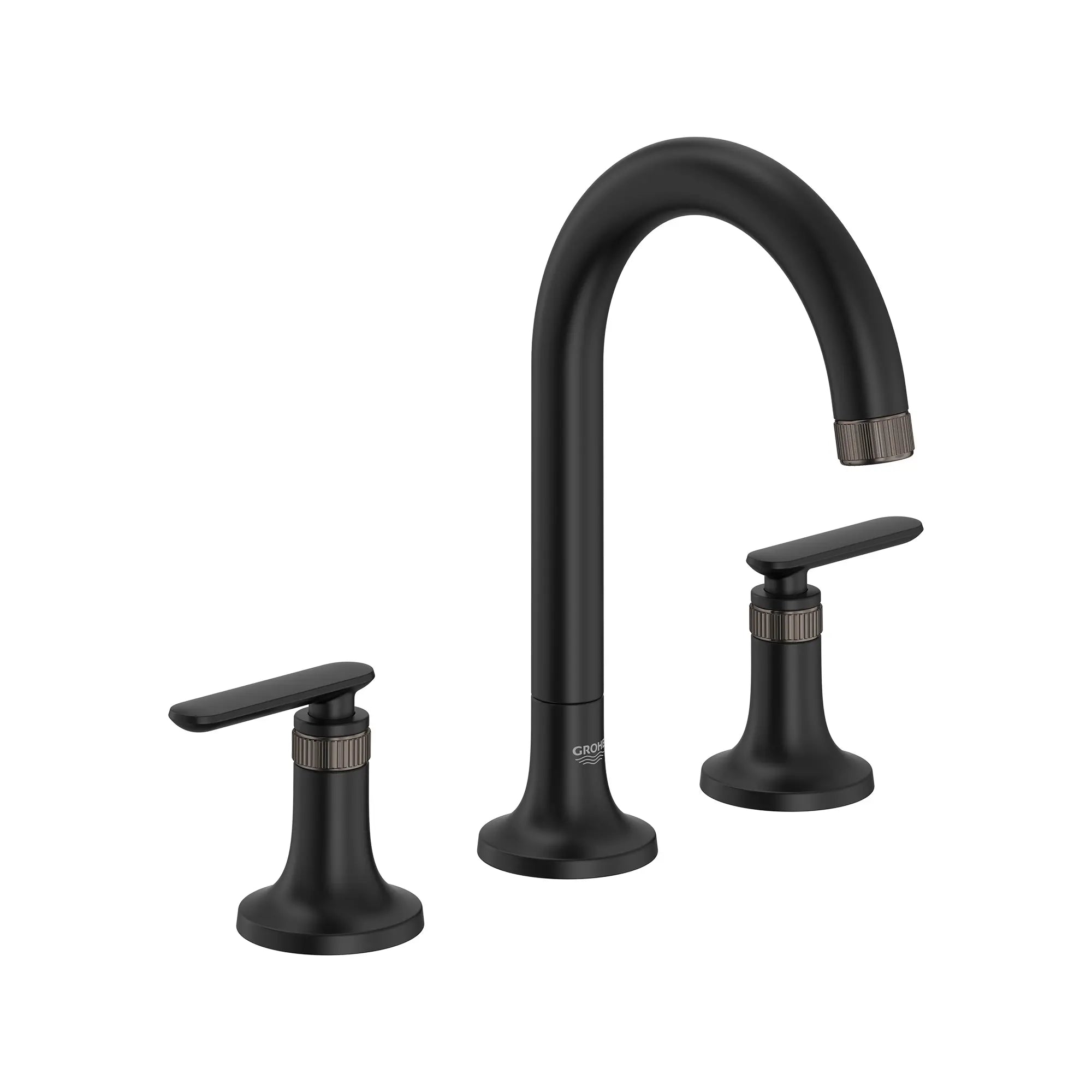 Listra Lever Handles for Bathroom Sink Faucet (Pair) // MATTE BLACK // 268436_Listra_SiloRight_1062212430_1062572430_0001_SEPTEMBER2024_0_CDNwebp.webp