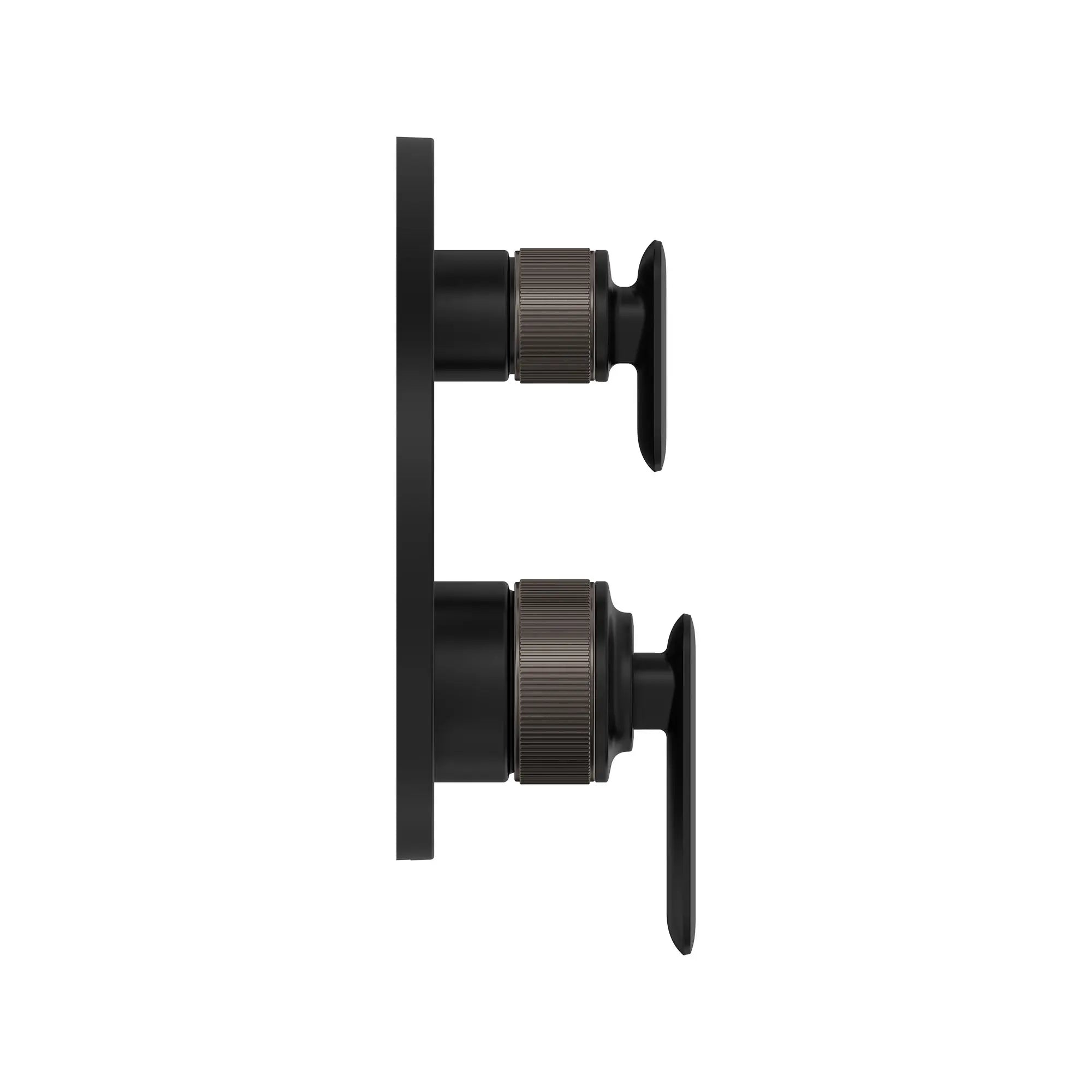 Listra 2-Handle Pressure Balance Valve Trim with 3-Way Diverter with Cartridge // MATTE BLACK // 268462_Listra_SiloSide_1062352430_0001_SEPTEMBER2024_0_CDNwebp.webp