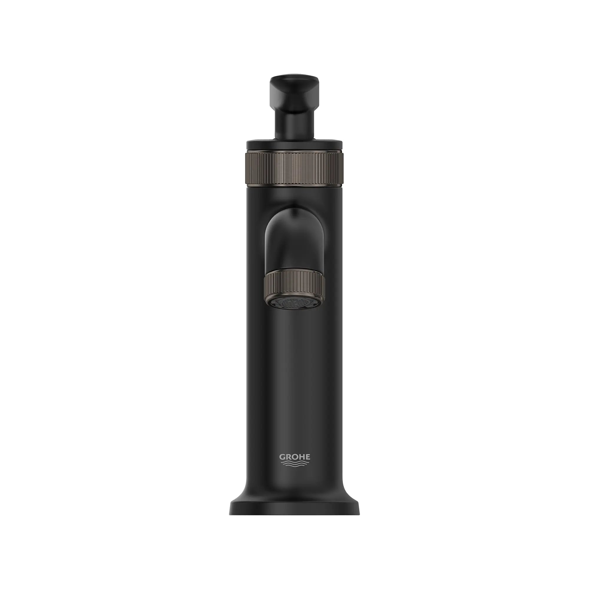 Listra Single Hole Single-Handle M-Size Bathroom Faucet, 1.2 gpm (4.5L/min) // MATTE BLACK // 268485_Listra_SiloStraight_1062222430_0001_SEPTEMBER2024_0_CDNwebp.webp