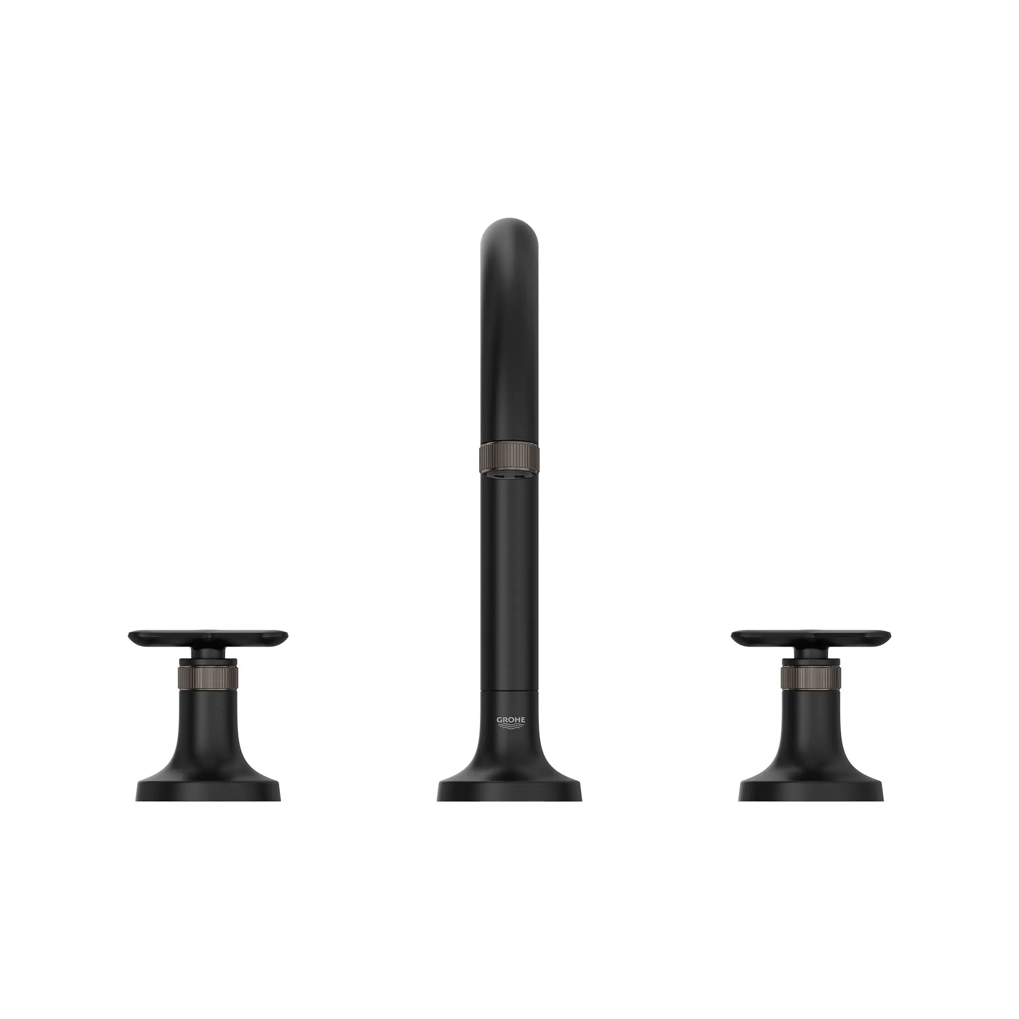 Listra Cross Handles for Deck Mount Tub Filler (Pair) // MATTE BLACK // 268494_Listra_SiloStraight_1062542430_1062612430_0001_SEPTEMBER2024_0_CDNwebp.webp