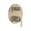 [106177EN00] Listra 2-Handle Pressure Balance Valve Trim with 2-Way Diverter with Cartridge - Brushed Cool Sunrise