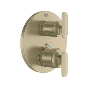 [106236EN00] Listra Single Function 2-Handle Thermostatic Valve Trim - GROHE StarLight Chrome