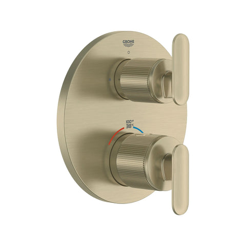 Listra Single Function 2-Handle Thermostatic Valve Trim - Brushed Nickel InfinityFinish