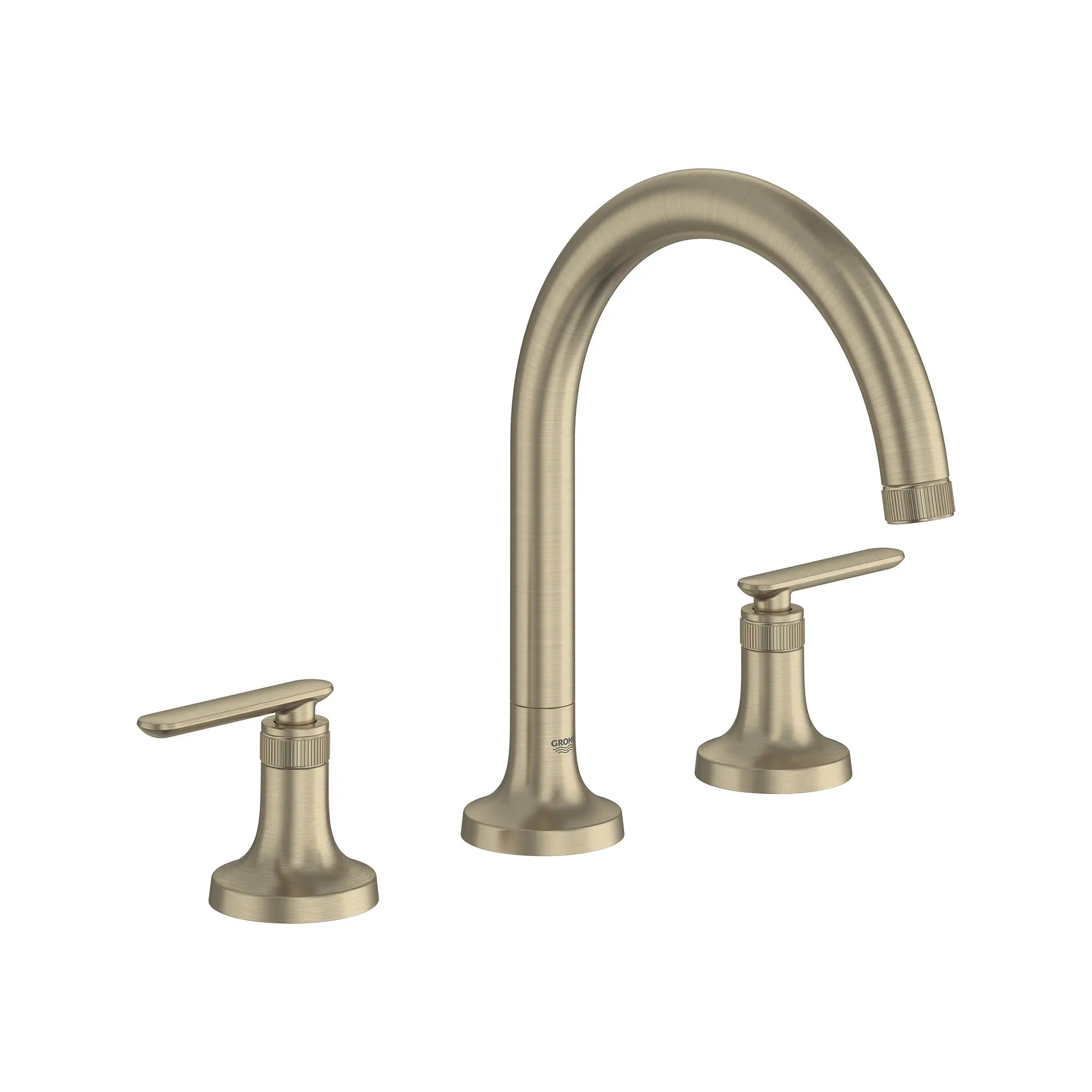 Listra 3-Hole Deck Mount Roman Tub Filler // BRUSHED NICKEL INFINITYFINISH // 268544_Listra_SiloRight_106261EN00_106270EN00_0001_SEPTEMBER2024_0_CDNwebp.webp