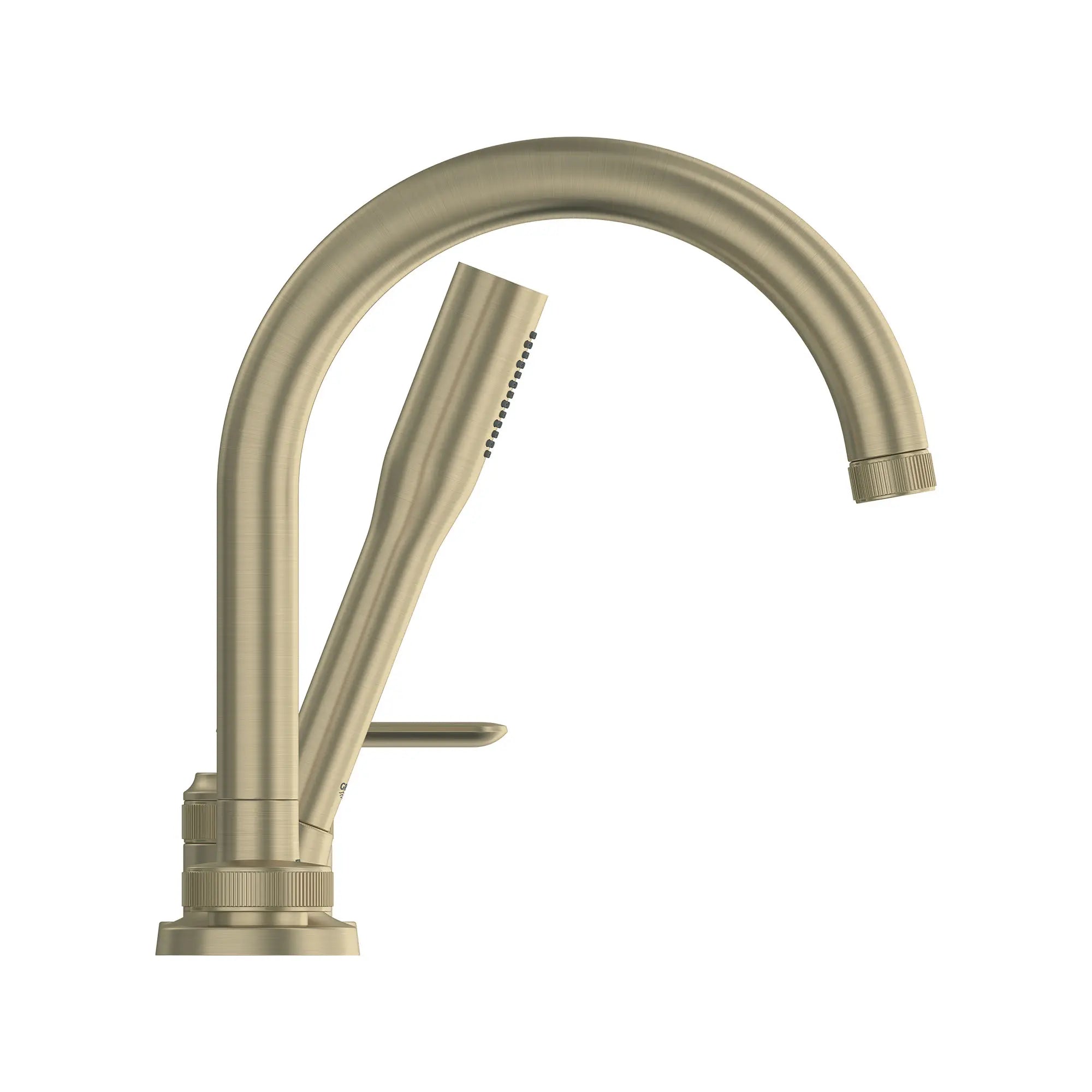 Listra 4-Hole Single-Handle Deck Mount Roman Tub Faucet with 1.75 gpm (6.6L/min) Hand Shower // BRUSHED NICKEL INFINITYFINISH // 268561_Listra_SiloSide_106237EN00_0001_SEPTEMBER2024_0_CDNwebp.webp
