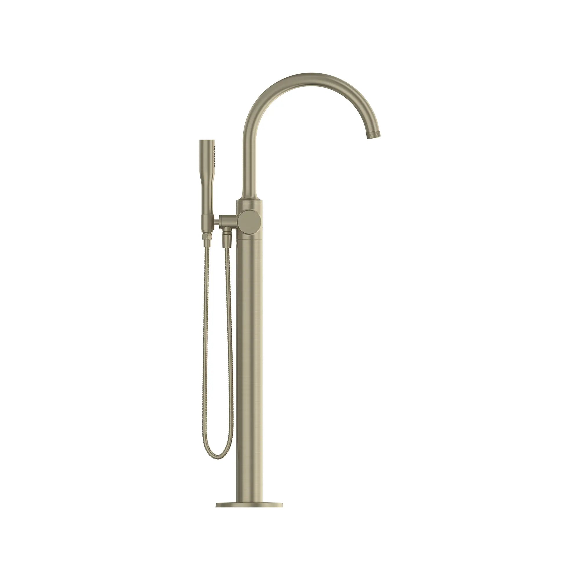 Listra Single-Handle Freestanding Tub Faucet with 1.75 gpm (6.6L/min) Hand Shower // BRUSHED NICKEL INFINITYFINISH // 268568_Listra_SiloSide_106256EN00_0001_SEPTEMBER2024_0_CDNwebp.webp
