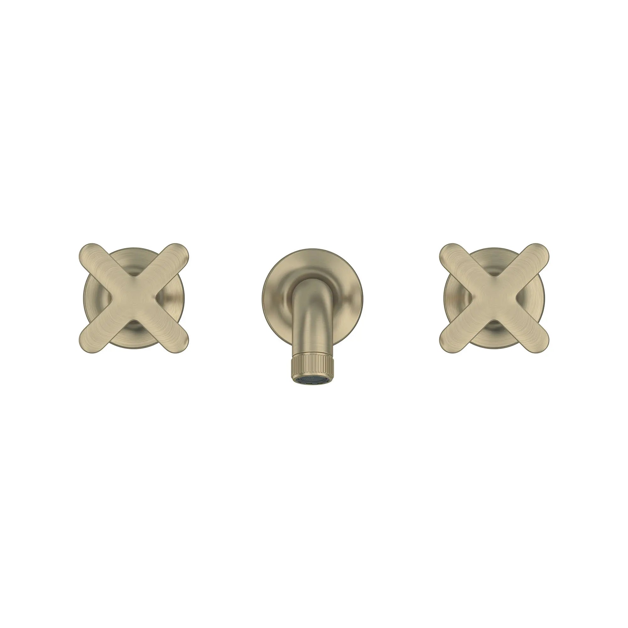 Listra Wall Mount Widespread Bathroom Faucet, 1.2gpm (4.5L/min) // BRUSHED NICKEL INFINITYFINISH // 268576_Listra_SiloStraight_106216EN00_106238EN00_0001_SEPTEMBER2024_0_CDNwebp.webp