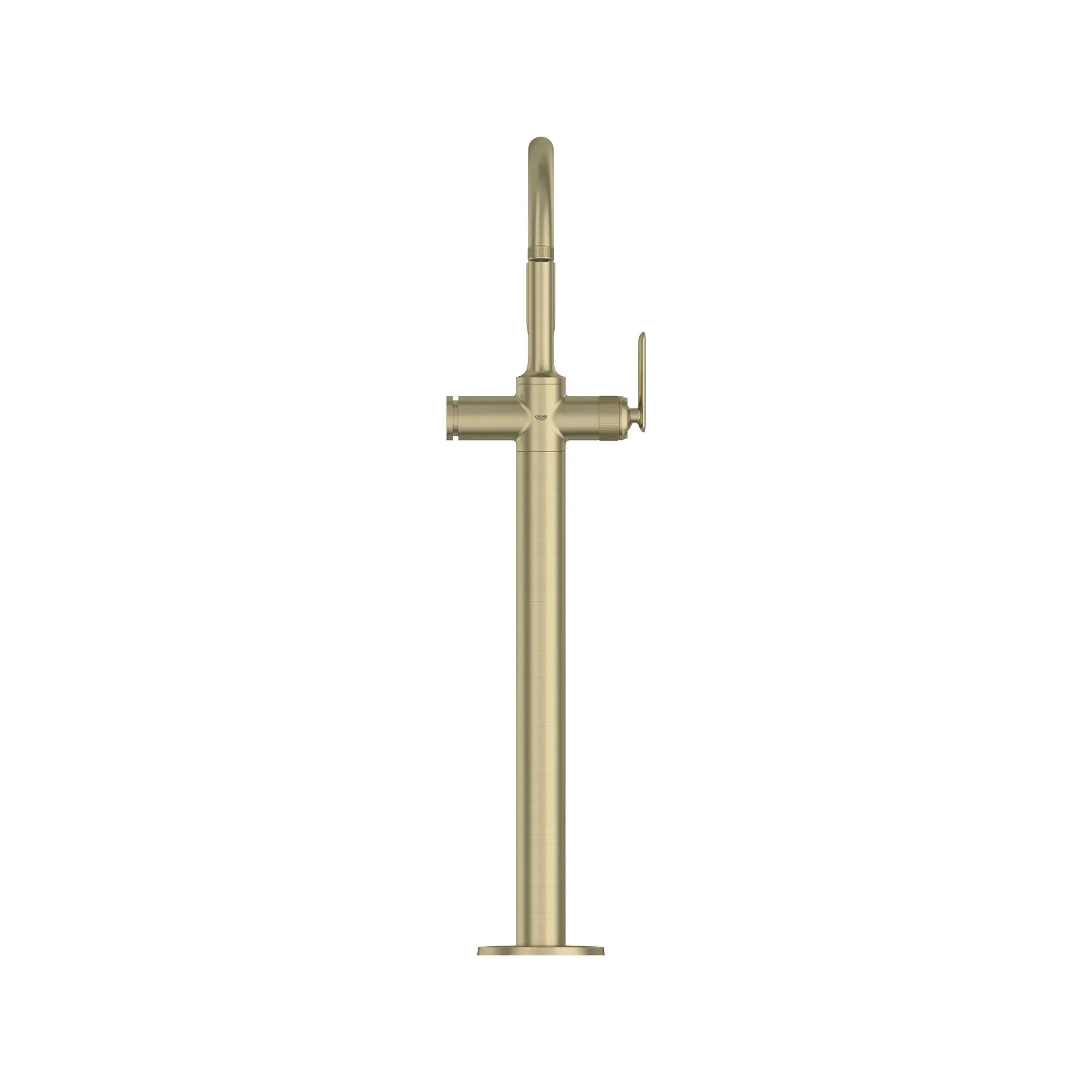 Listra Single-Handle Freestanding Tub Faucet with 1.75 gpm (6.6L/min) Hand Shower // BRUSHED NICKEL INFINITYFINISH // 268591_Listra_SiloStraight_106256EN00_0001_SEPTEMBER2024_0_CDNwebp.webp