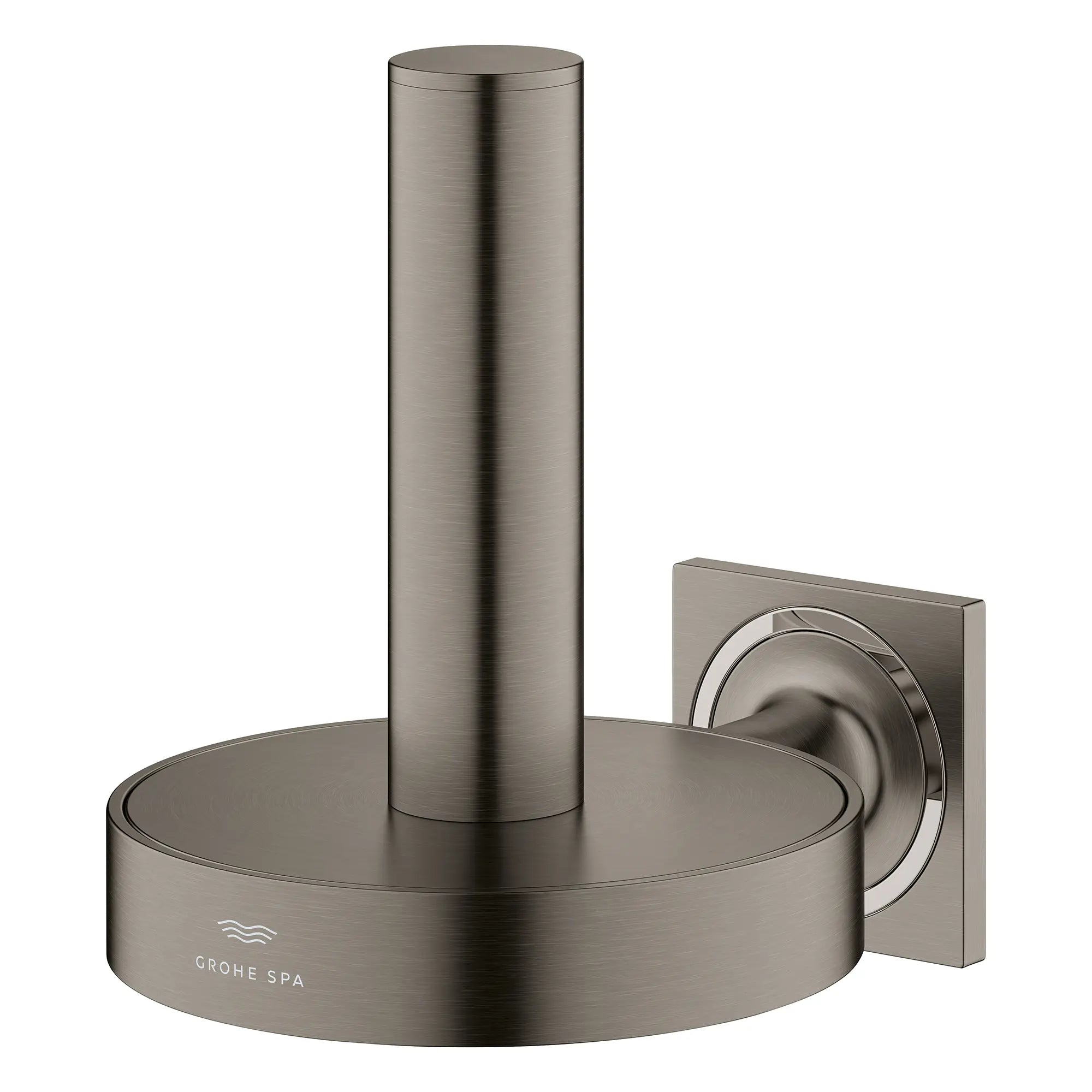 Spare Toilet Paper Holder // BRUSHED HARD GRAPHITE // 269157_Allure_SiloLeft_40956AL1_0001_August2025_0_CDNwebp.webp