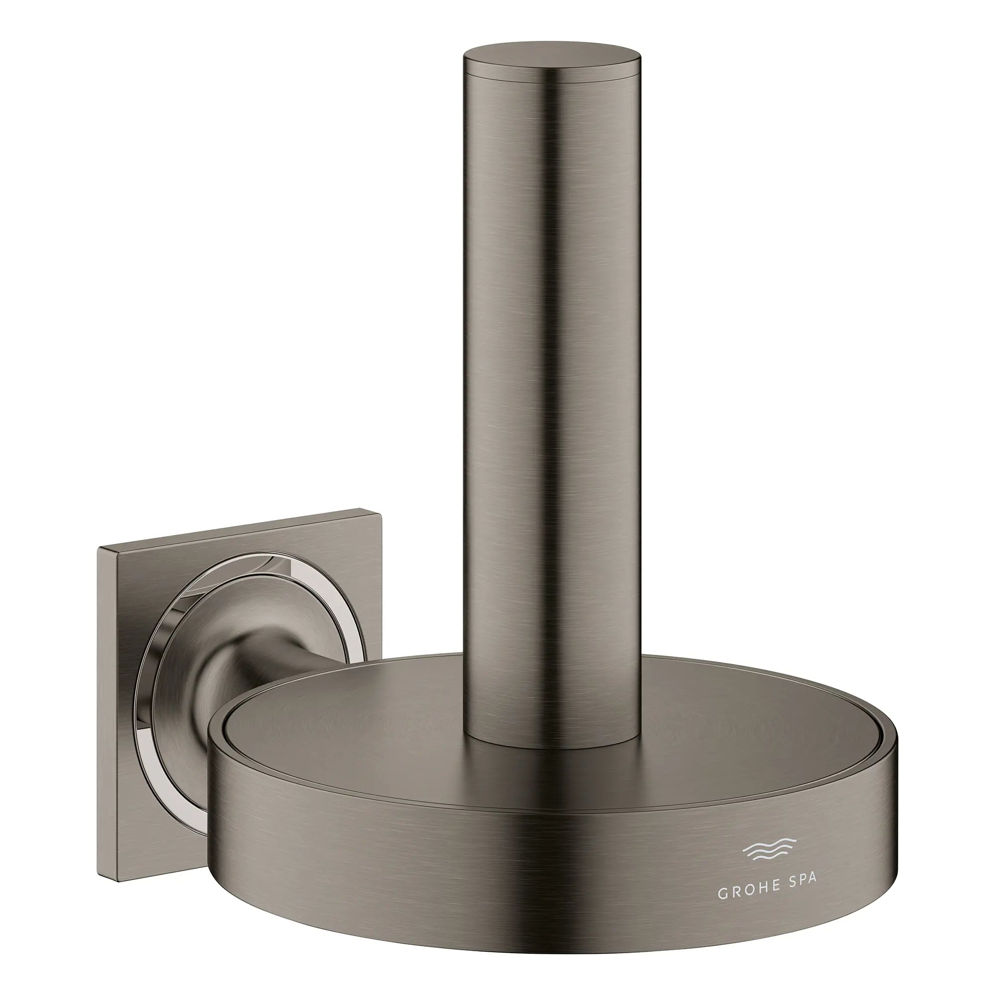 Spare Toilet Paper Holder // BRUSHED HARD GRAPHITE // 269159_Allure_SiloRight_40956AL1_0001_August2025_0_CDNwebp.webp