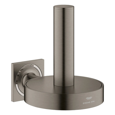 Spare Toilet Paper Holder - Brushed Hard Graphite