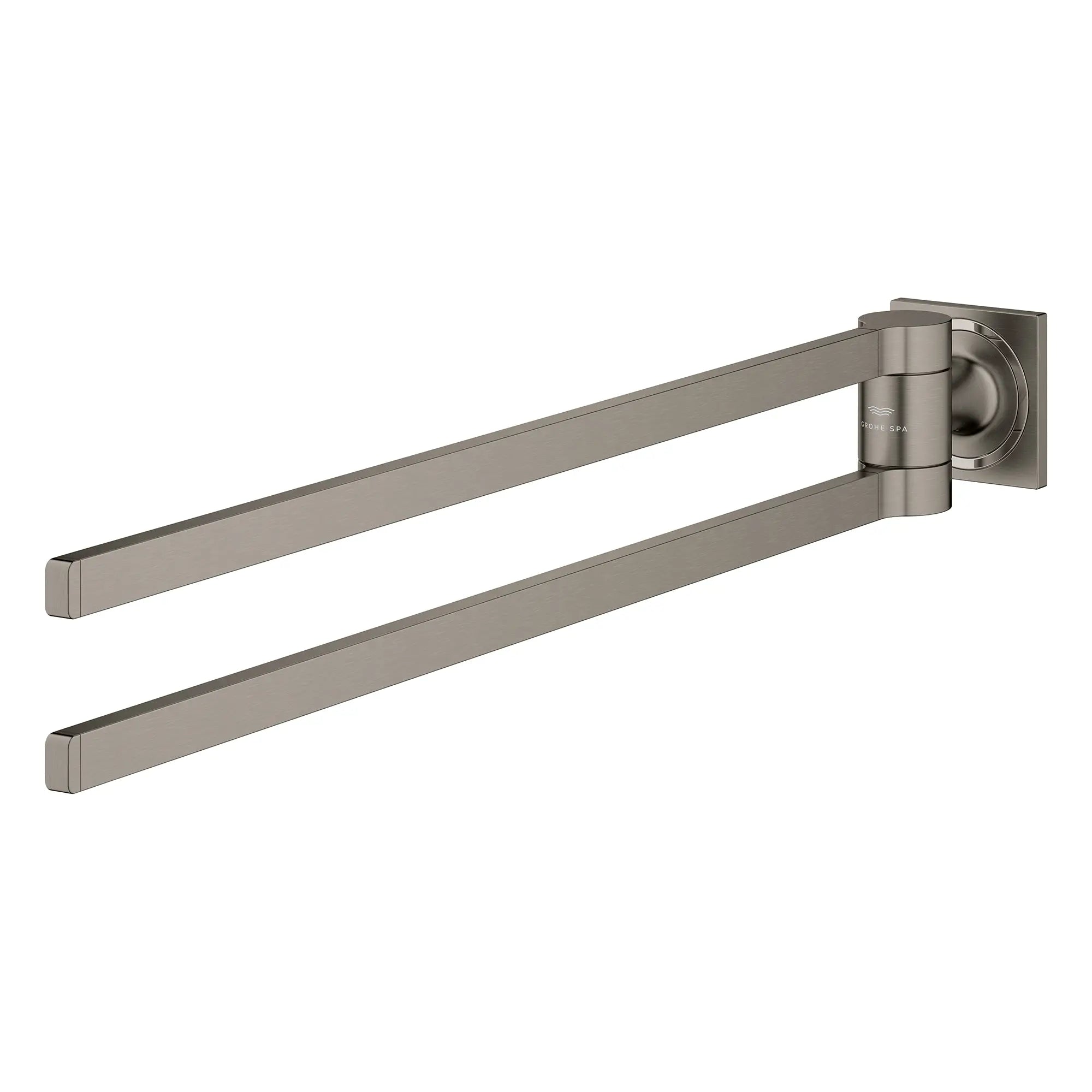 Double Towel Bar // BRUSHED HARD GRAPHITE // 269169_Allure_SiloLeft_40342AL1_0001_August2025_0_CDNwebp.webp