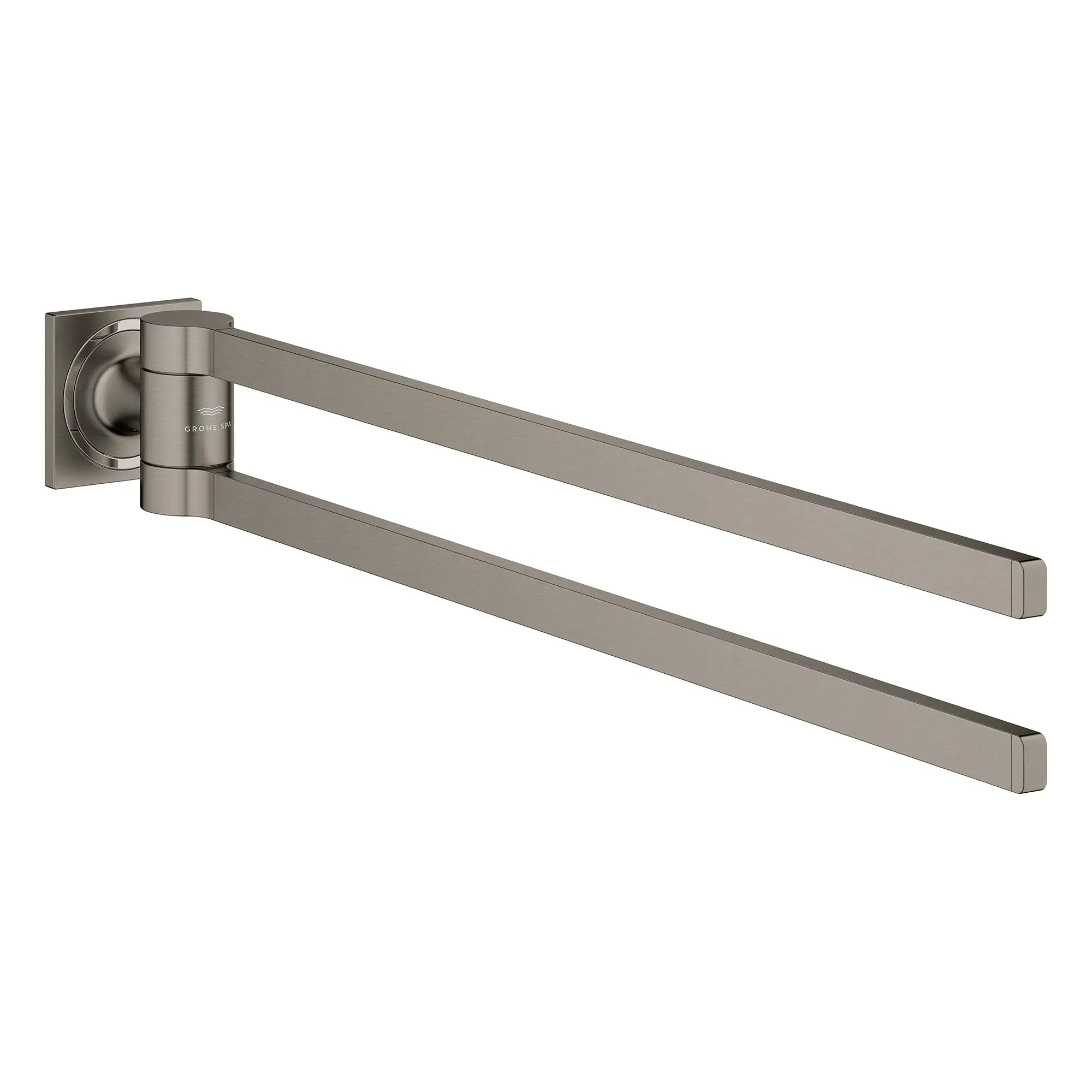 Double Towel Bar // BRUSHED HARD GRAPHITE // 269172_Allure_SiloRight_40342AL1_0001_August2025_0_CDNwebp.webp