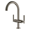 [21146AL0] Atrio Single Hole Two-Handle L-Size Bathroom Faucet without Handles, 1.2 GPM (4.5 L/min) - Brushed Hard Graphite