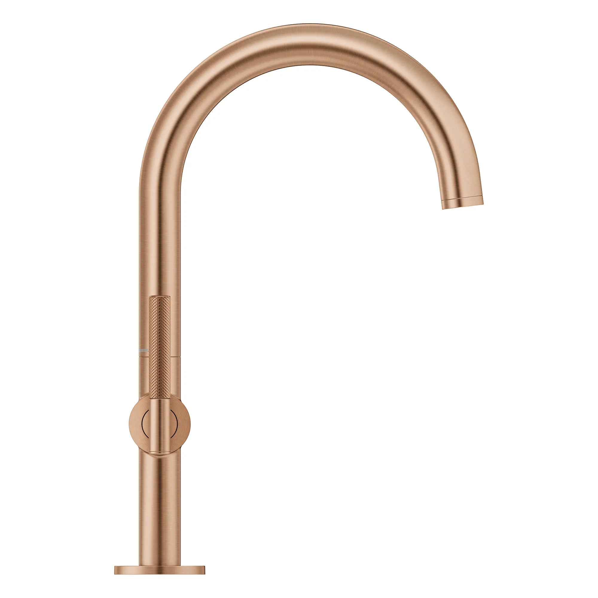 Atrio Single Hole Two-Handle L-Size Bathroom Faucet without Handles, 1.2 GPM (4.5 L/min) // BRUSHED WARM SUNSET // 269209_Atrio_PC_SiloSide_21146DL00_48646DL0_August2025_0_CDNwebp.webp