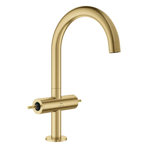 [21146GN0] Atrio Single Hole Two-Handle L-Size Bathroom Faucet without Handles, 1.2 GPM (4.5 L/min) - Brushed Hard Graphite
