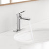[1019200000] Cubeo Single Hole Single Handle M-Size Bathroom Faucet, 1.2 gpm (4.5L/min) - Brushed Nickel InfinityFinish