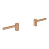 [14216DL0] Atrio Lever Handles for Bathroom Sink Faucet (Pair) - Brushed Nickel InfinityFinish