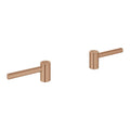[14216DL0] Atrio Lever Handles for Bathroom Sink Faucet (Pair) - Brushed Nickel InfinityFinish