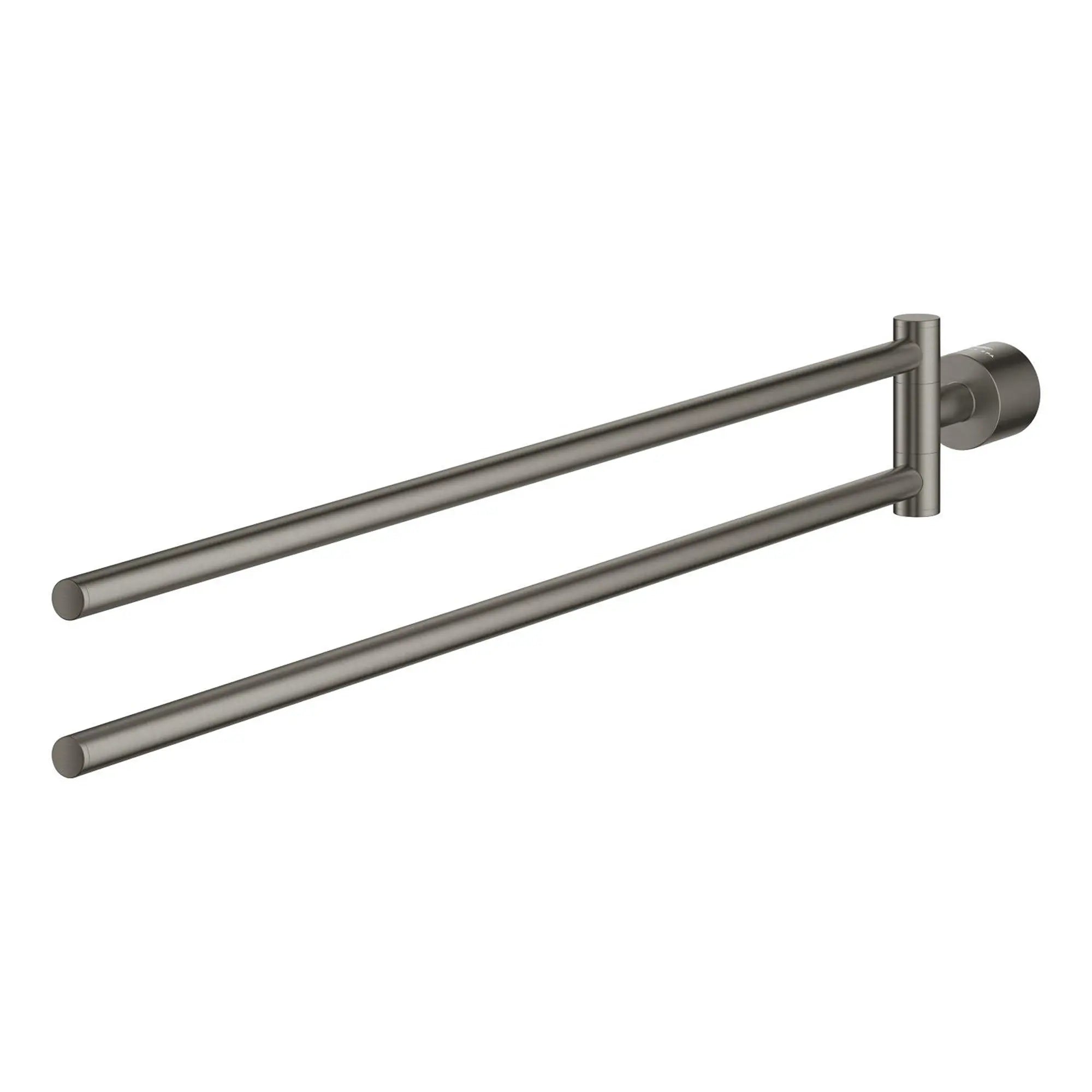 Atrio New Double Towel Bar // BRUSHED HARD GRAPHITE // 271957_ZZF_40888AL0_005_01_1_CDNwebp.webp
