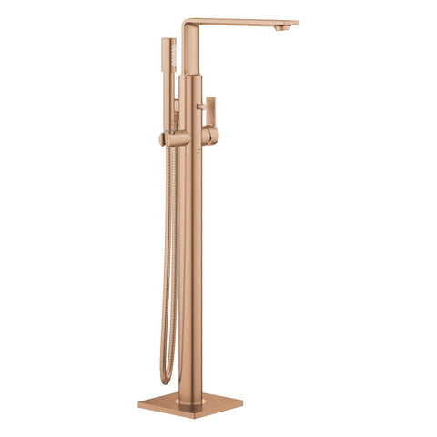 Single-Handle Freestanding Tub Faucet with 6.6 L/min (1.75 GPM) Hand Shower - Brushed Warm Sunset