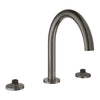 [25273AL0] Atrio 3-Hole 2-Handle Deck Mount Roman Tub Faucet without Handles - Hard Graphite