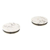 [48460000] Manettes levier en Caesarstone blanc (paire) - Chrome StarLight GROHE