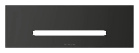 [1050932430] Rainshower Aqua Tiles Cascade Trim Plate 1.75 GPM (6.6 L/min) - Matte Black