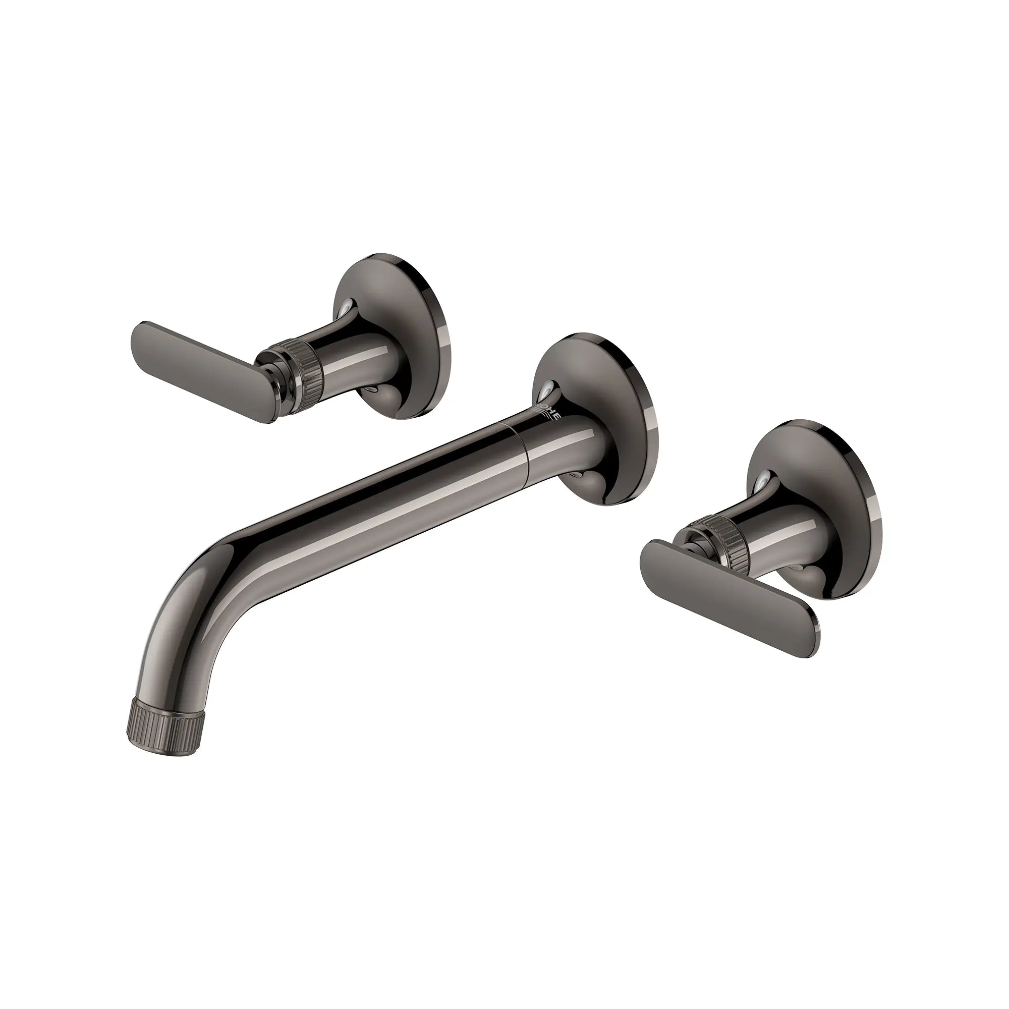 Listra Wall Mount Widespread Bathroom Faucet, 1.2gpm (4.5L/min) // HARD GRAPHITE // 275187_Listra_SiloLeft_106216A000_106257A000_0001_SEPTEMBER2024_0_CDNwebp.webp