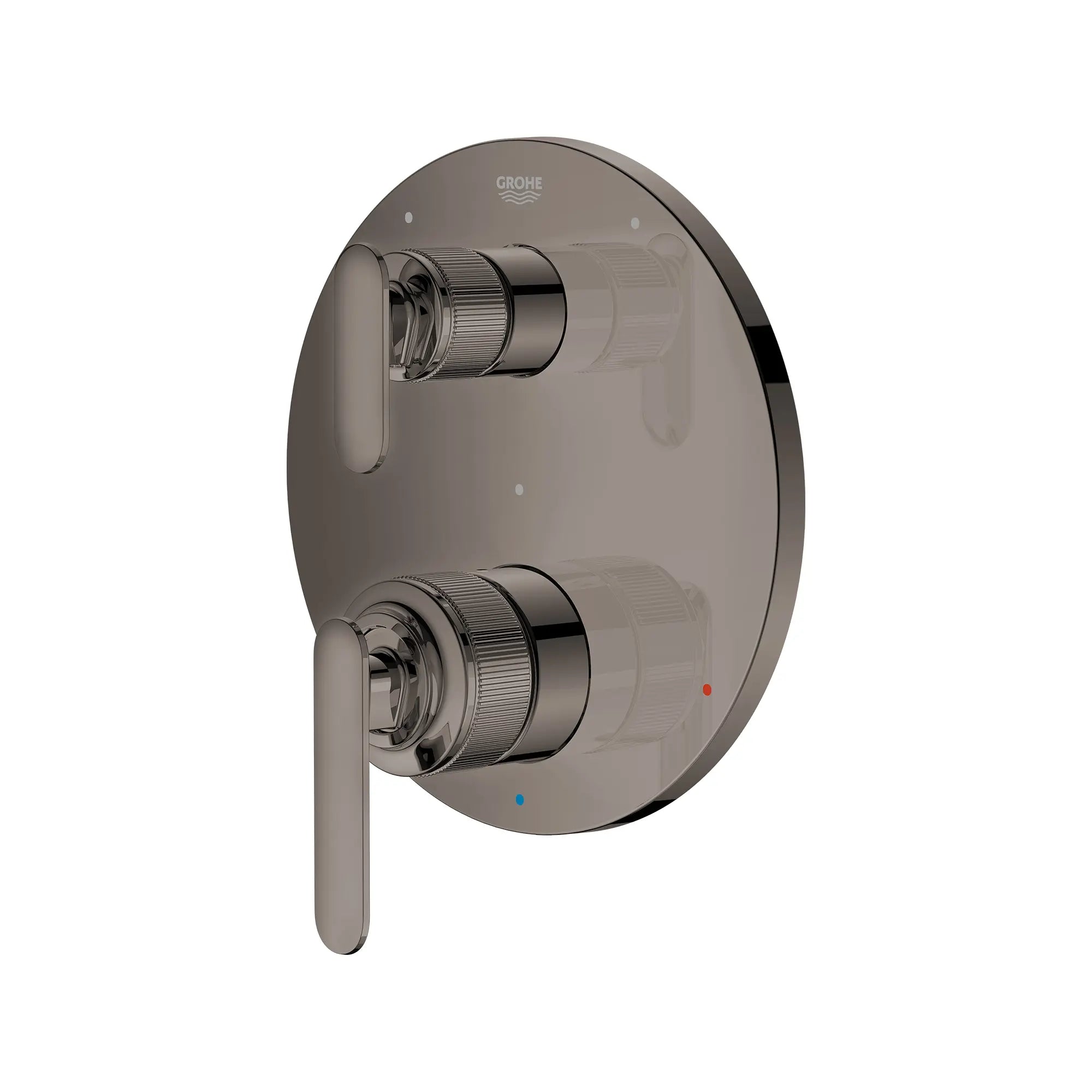 Listra 2-Handle Pressure Balance Valve Trim with 3-Way Diverter with Cartridge // HARD GRAPHITE // 275191_Listra_SiloLeft_106235A000_0001_SEPTEMBER2024_0_CDNwebp.webp