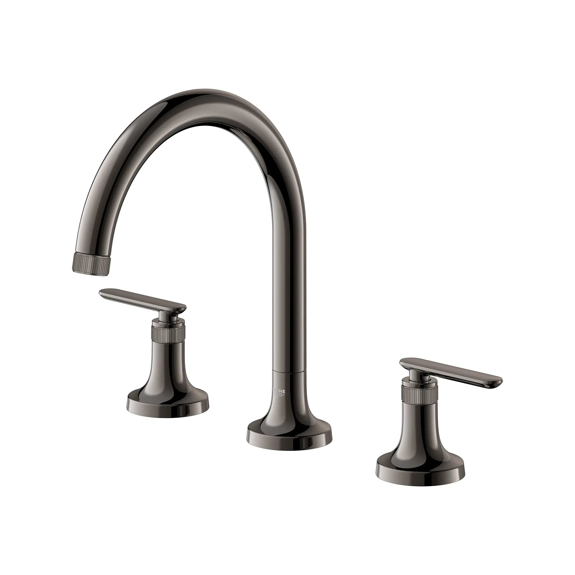 Listra 3-Hole Deck Mount Roman Tub Filler // HARD GRAPHITE // 275203_Listra_SiloLeft_106261A000_106270A000_0001_SEPTEMBER2024_0_CDNwebp.webp