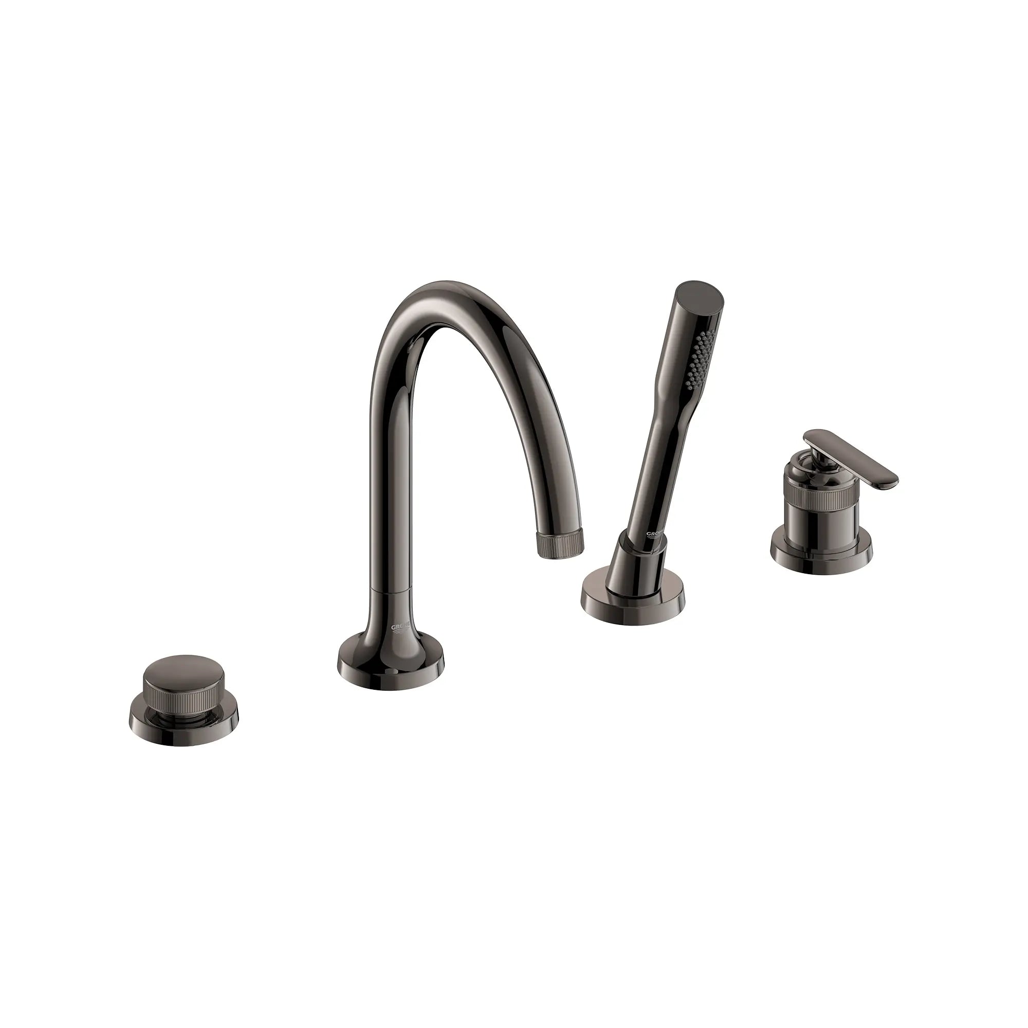 Listra 4-Hole Single-Handle Deck Mount Roman Tub Faucet with 1.75 gpm (6.6L/min) Hand Shower // HARD GRAPHITE // 275217_Listra_SiloRight_106237A000_0001_SEPTEMBER2024_0_CDNwebp.webp