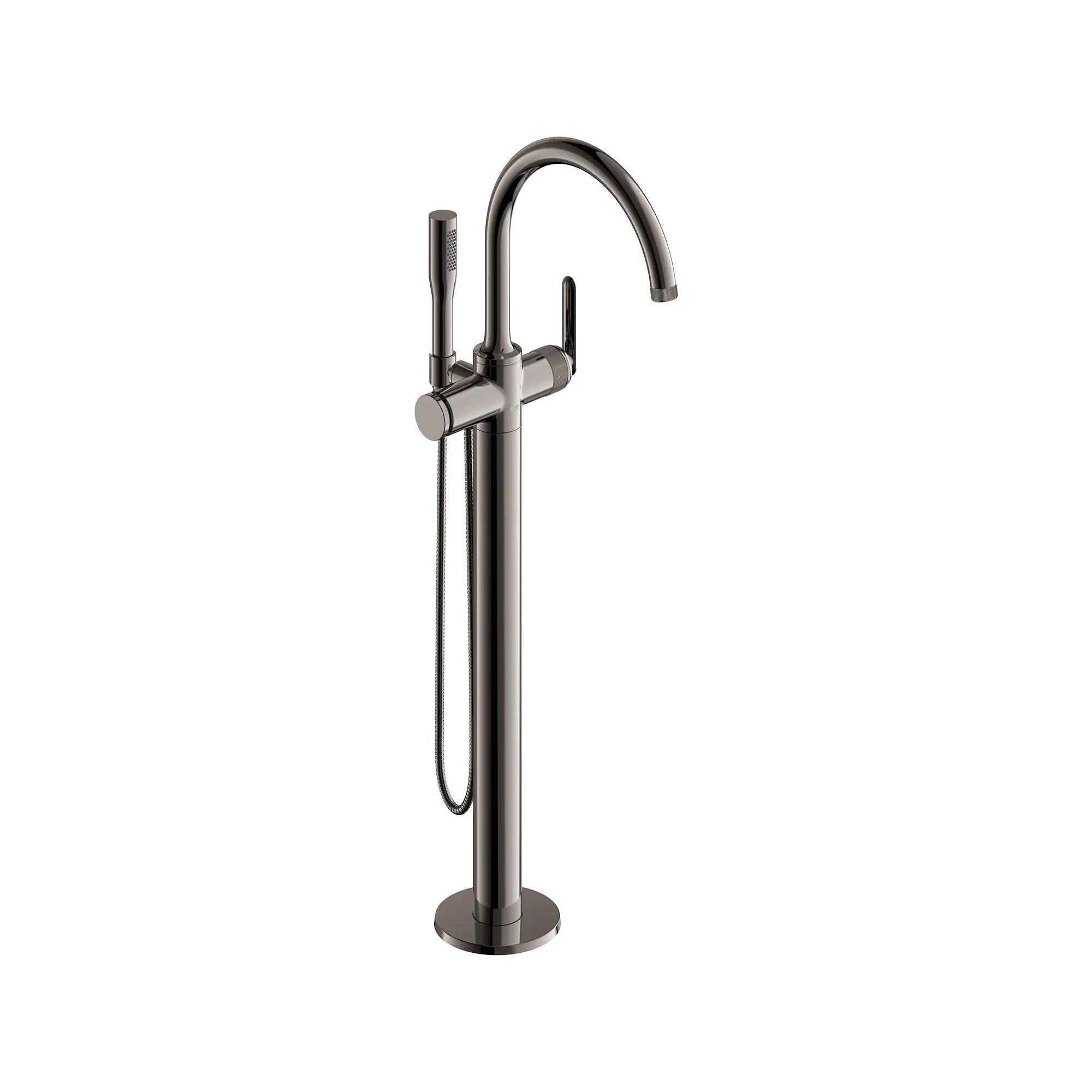 Listra Single-Handle Freestanding Tub Faucet with 1.75 gpm (6.6L/min) Hand Shower // HARD GRAPHITE // 275224_Listra_SiloRight_106256A000_0001_SEPTEMBER2024_0_CDNwebp.webp