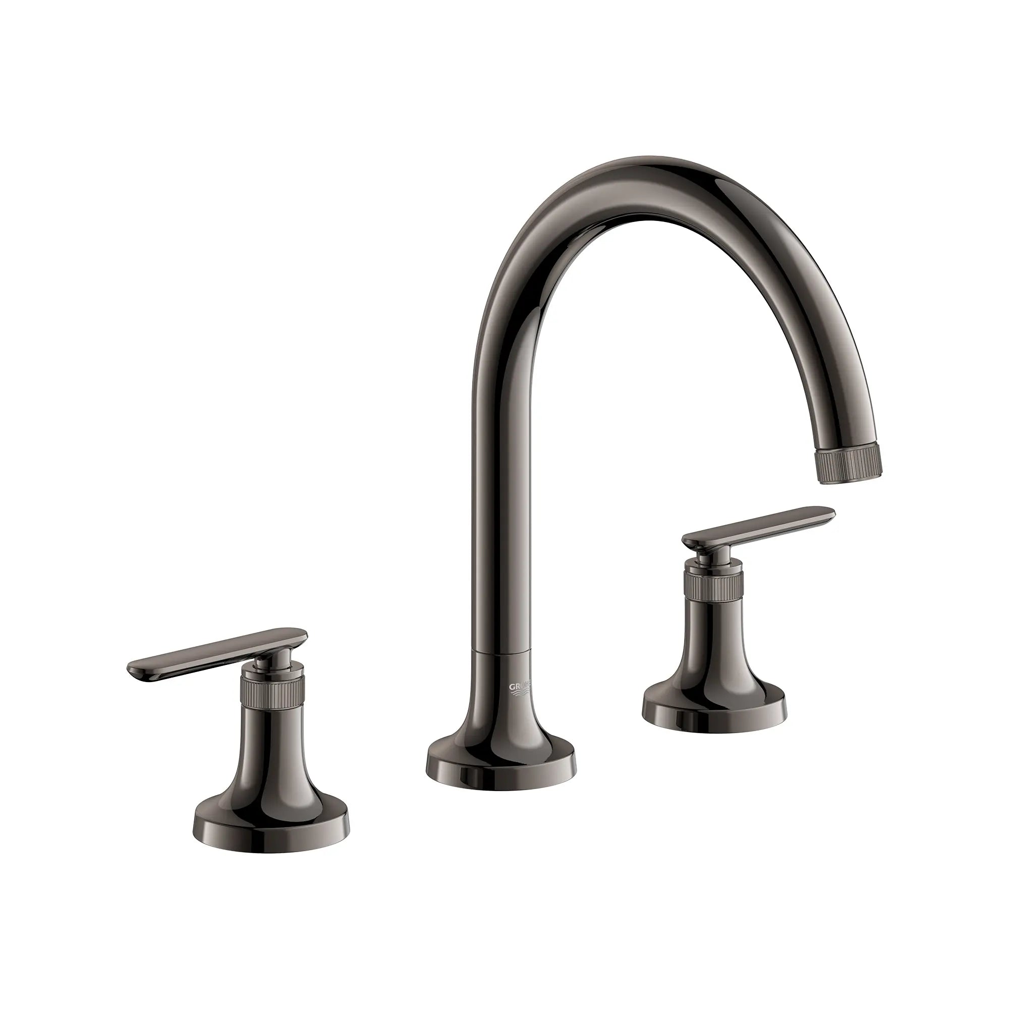 Listra 3-Hole Deck Mount Roman Tub Filler // HARD GRAPHITE // 275226_Listra_SiloRight_106261A000_106270A000_0001_SEPTEMBER2024_0_CDNwebp.webp