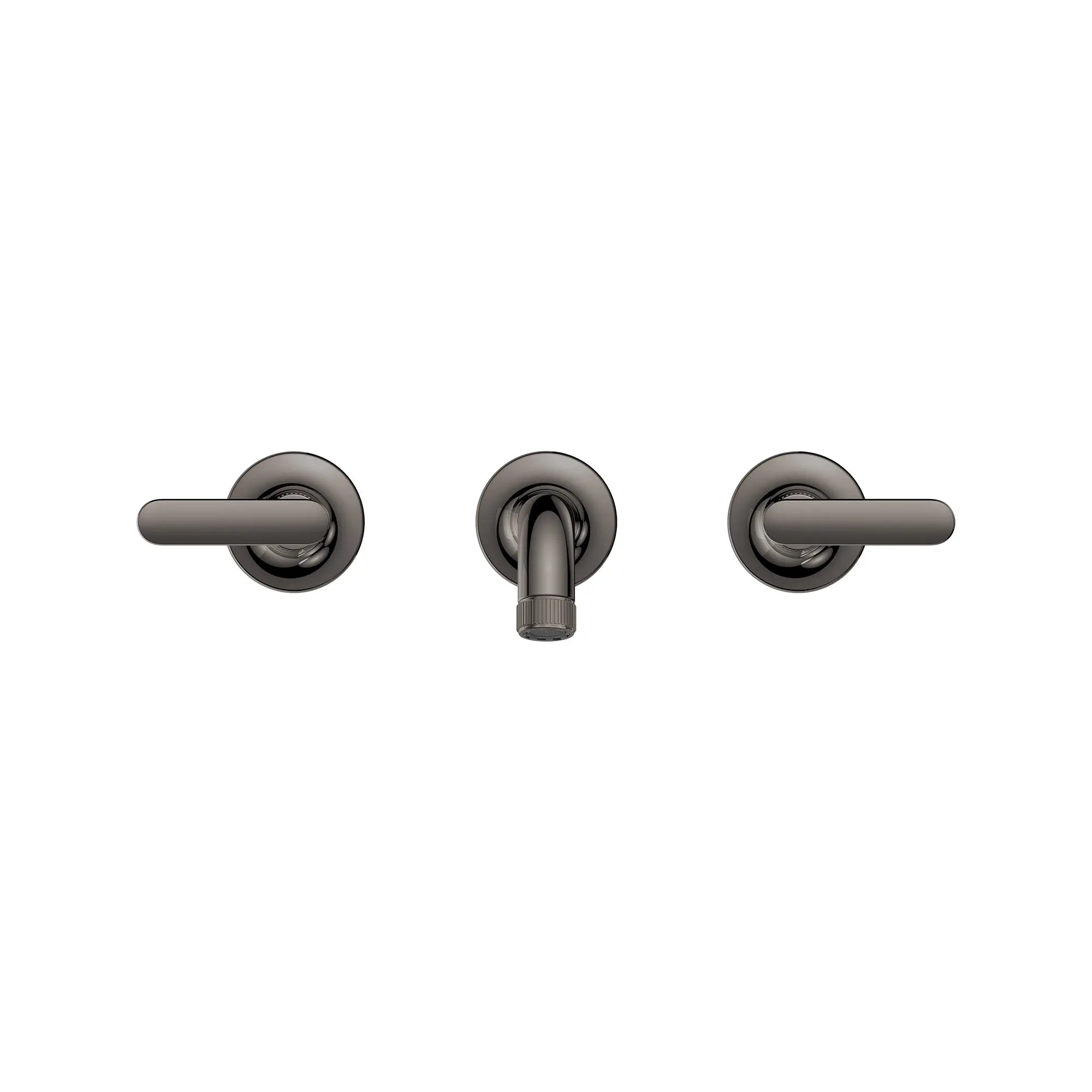Listra Wall Mount Widespread Bathroom Faucet, 1.2gpm (4.5L/min) // HARD GRAPHITE // 275258_Listra_SiloStraight_106216A000_106257A000_0001_SEPTEMBER2024_0_CDNwebp.webp