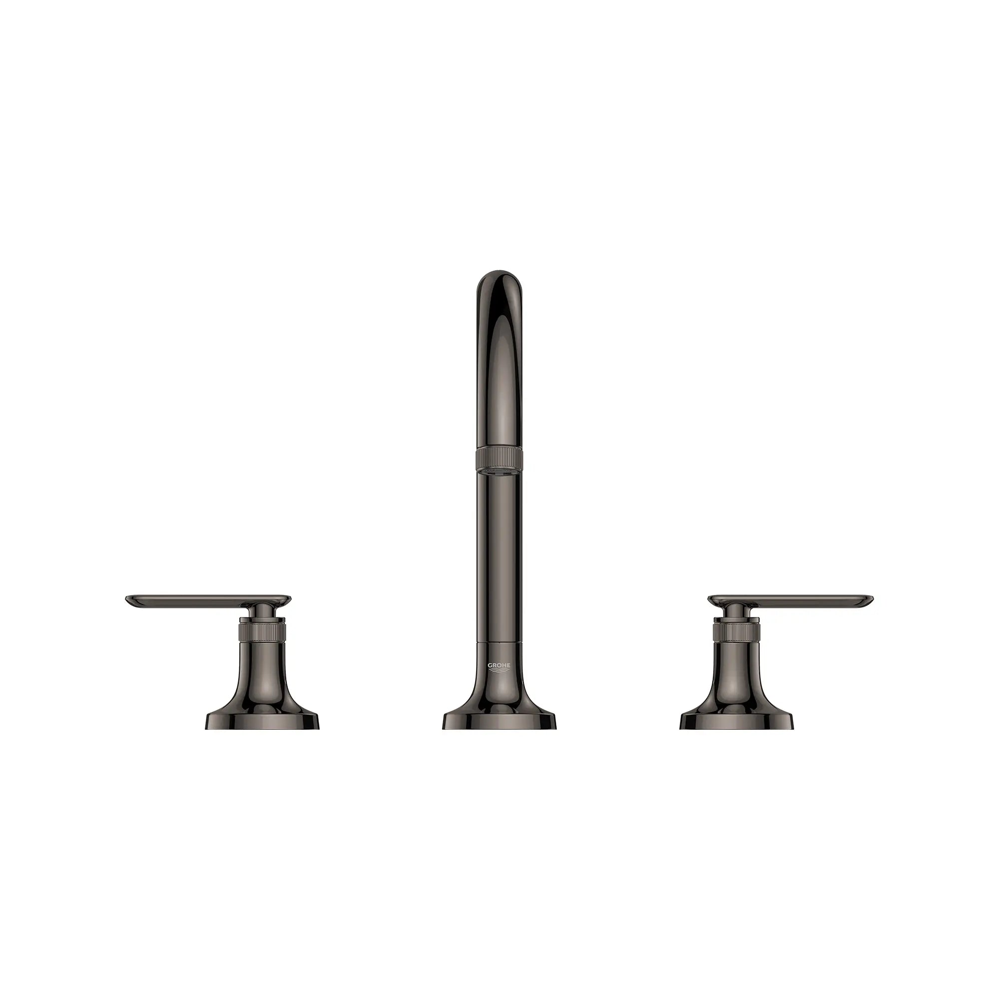 Listra 3-Hole Deck Mount Roman Tub Filler // HARD GRAPHITE // 275274_Listra_SiloStraight_106261A000_106270A000_0001_SEPTEMBER2024_0_CDNwebp.webp