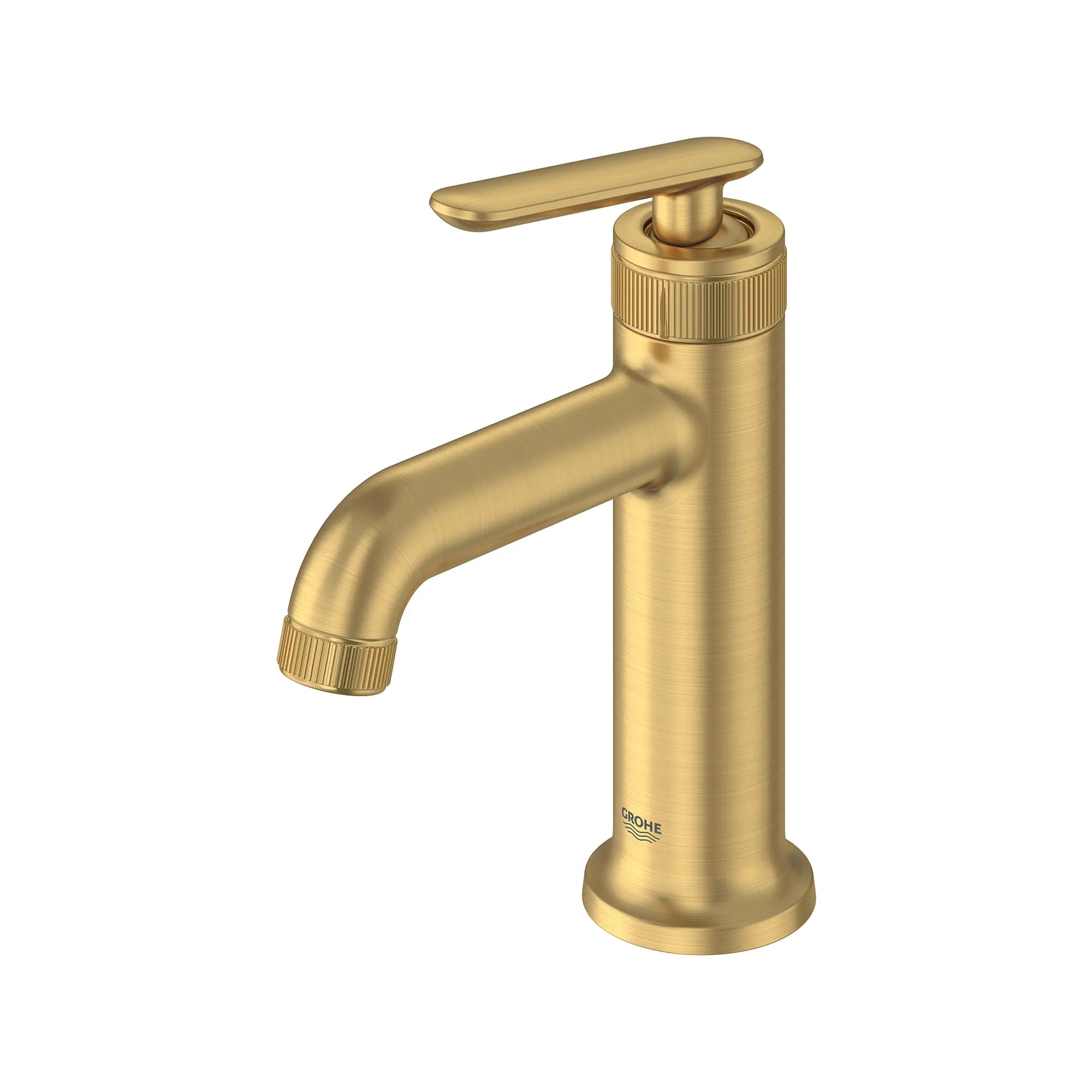 Listra Single Hole Single-Handle M-Size Bathroom Faucet, 1.2 gpm (4.5L/min) // BRUSHED COOL SUNRISE // 275284_Listra_SiloLeft_106222GN00_0001_SEPTEMBER2024_0_CDNwebp.webp