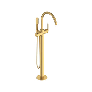 [106256GN00] Listra Single-Handle Freestanding Tub Faucet with 1.75 gpm (6.6L/min) Hand Shower - GROHE StarLight Chrome